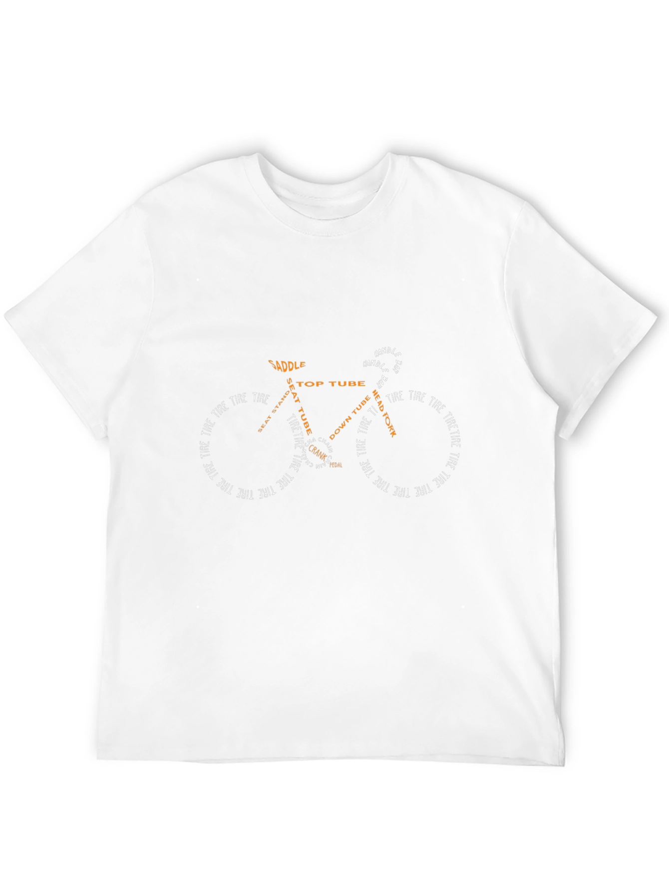 Bike Anatomy T-Shirt - Cycling Lover Gift