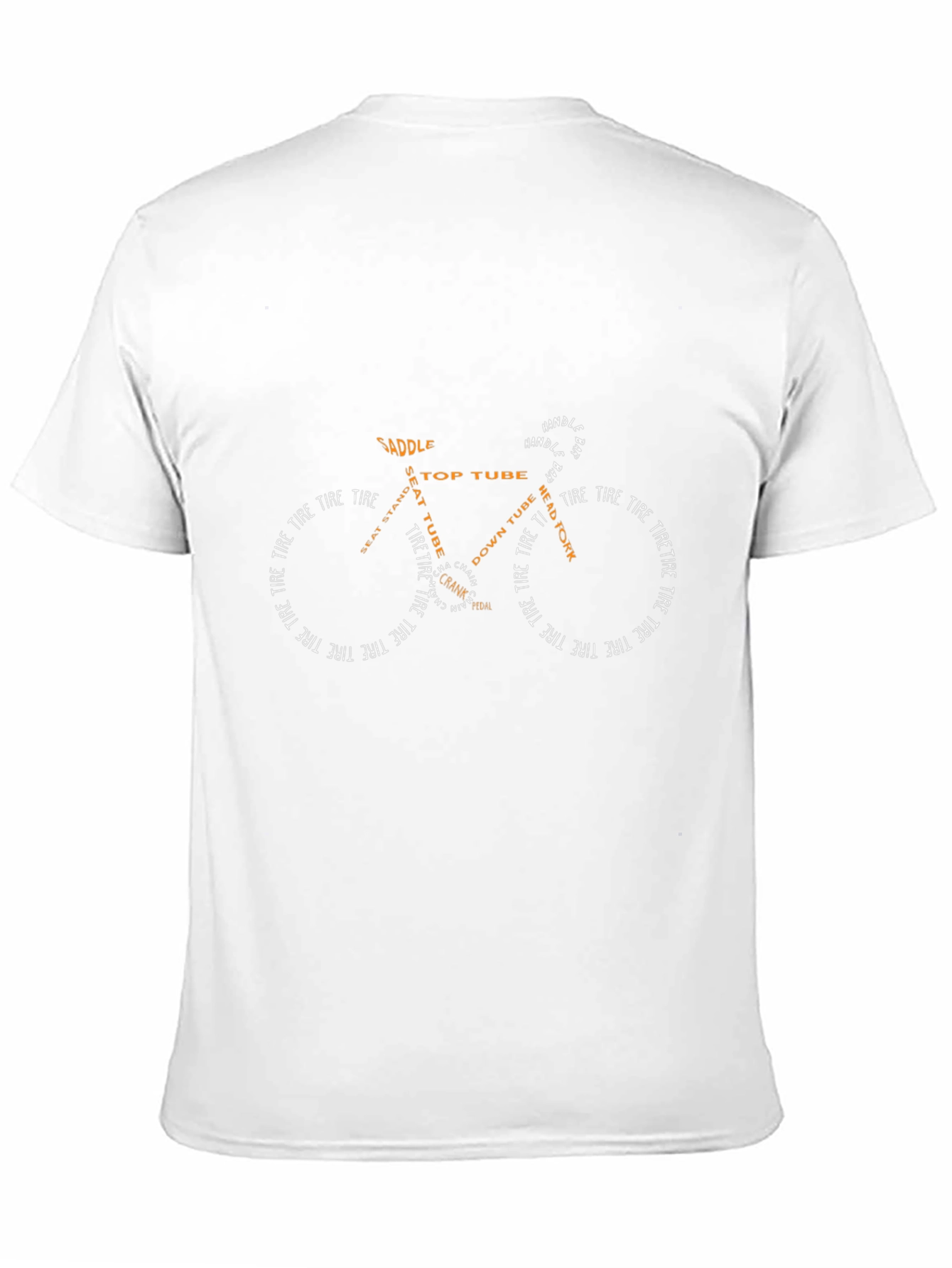 Bike Anatomy T-Shirt - Cycling Lover Gift