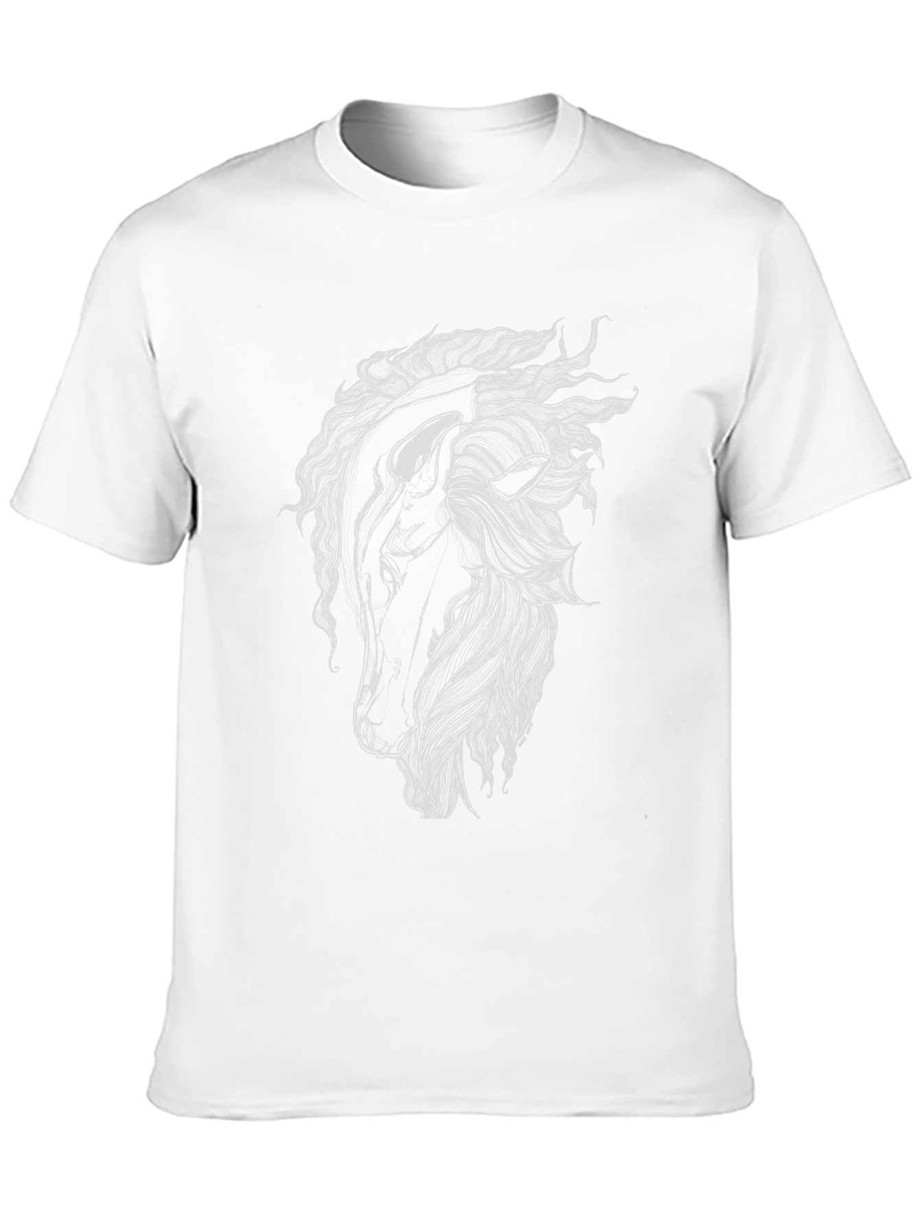 Horse Graphic Tee - Mens Black T-Shirt