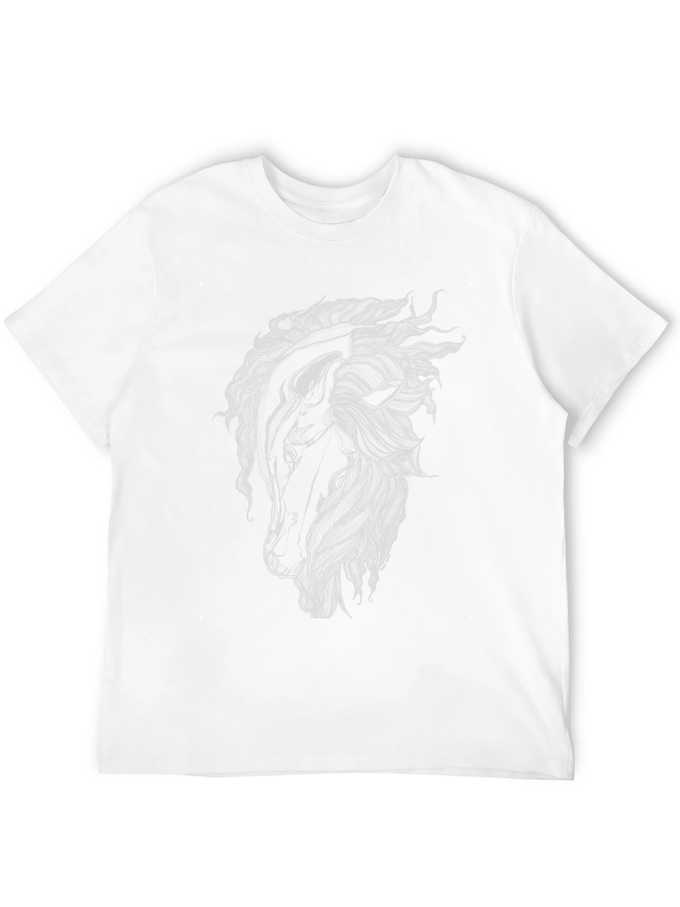 Horse Graphic Tee - Mens Black T-Shirt