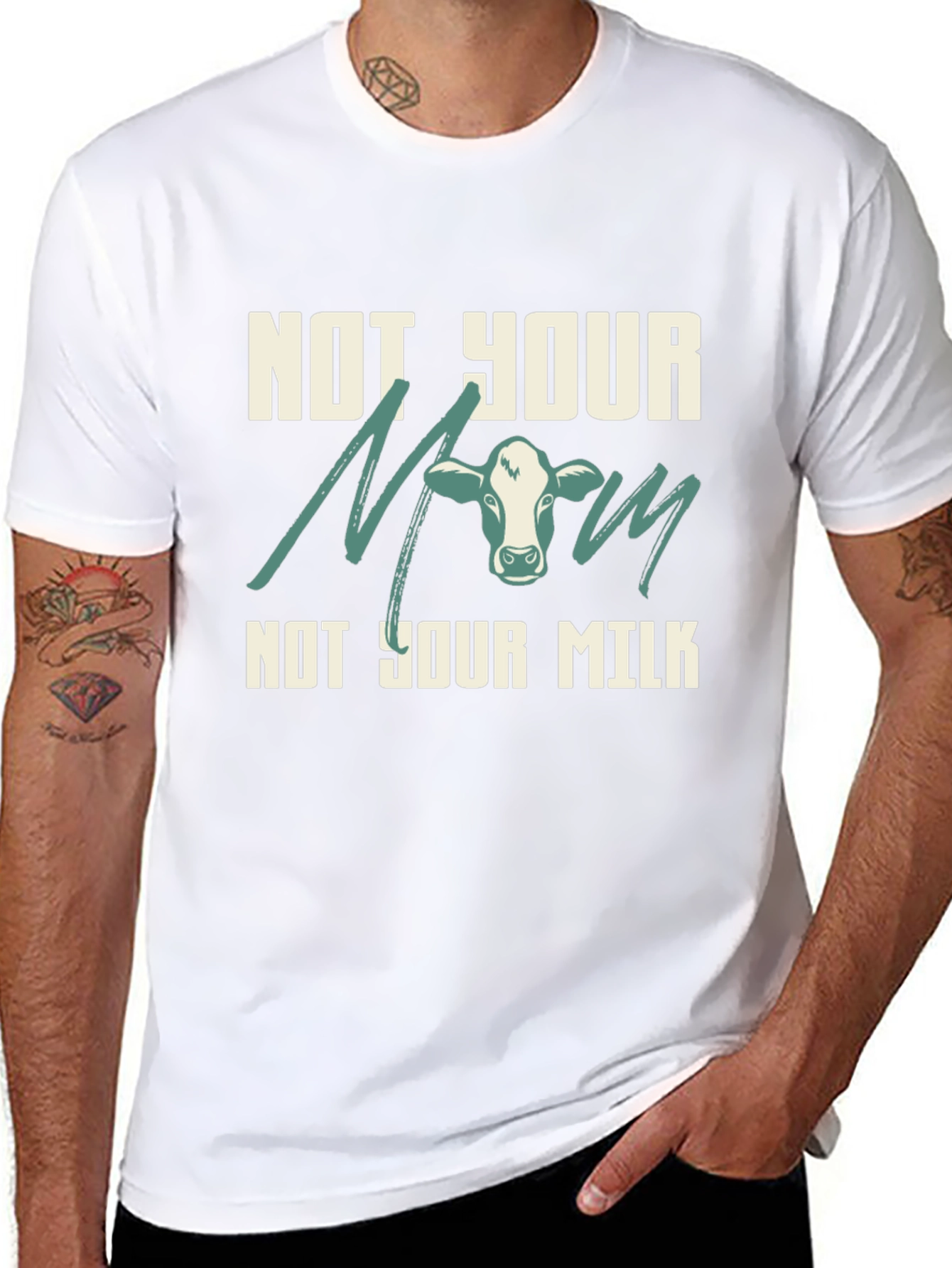 Not Your Mom Not Your Milk Vegan T-Shirt