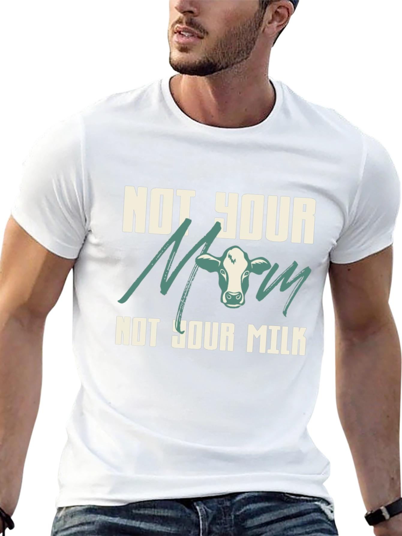 Not Your Mom Not Your Milk Vegan T-Shirt
