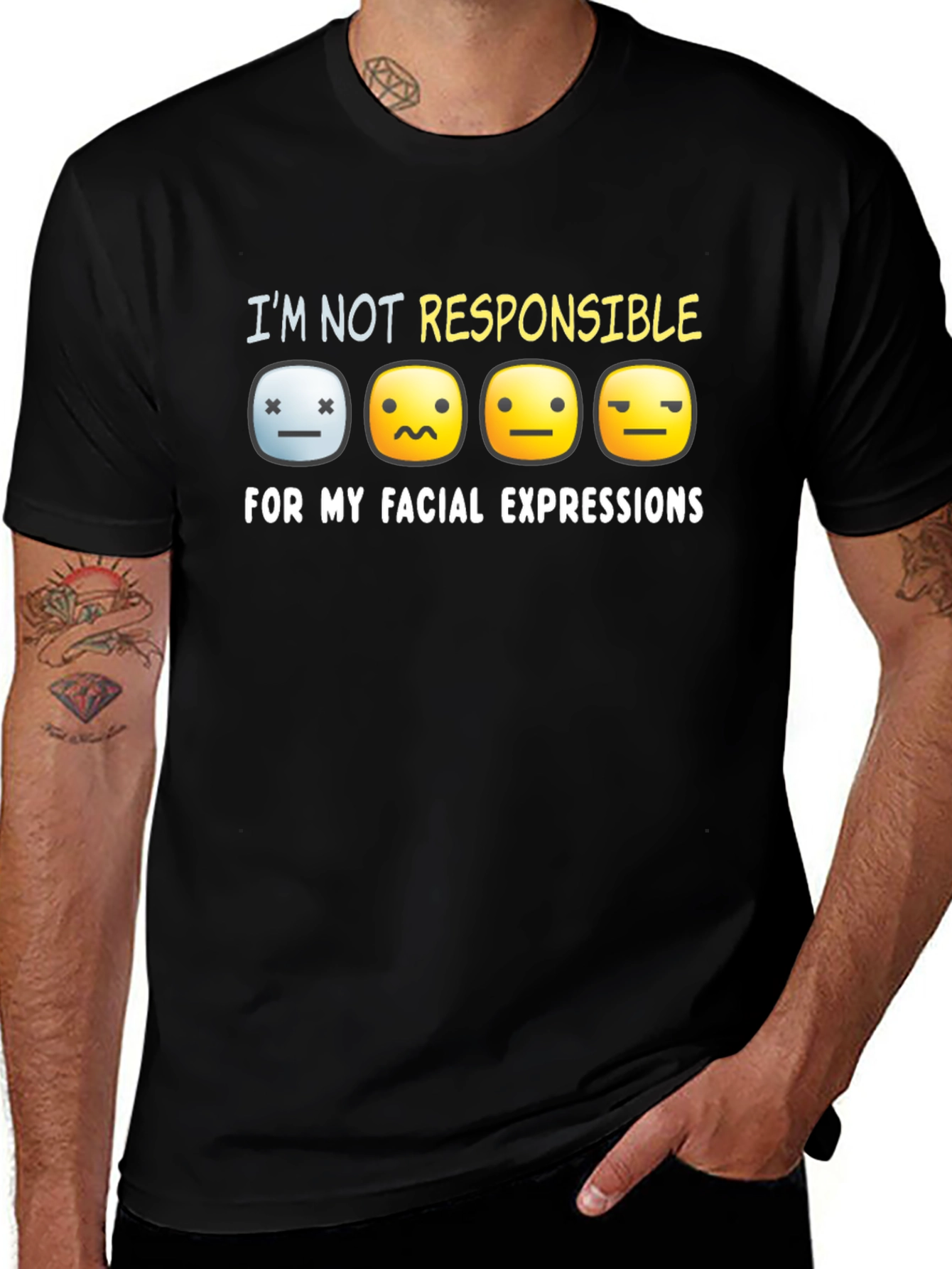 Funny Facial Expressions T-Shirt
