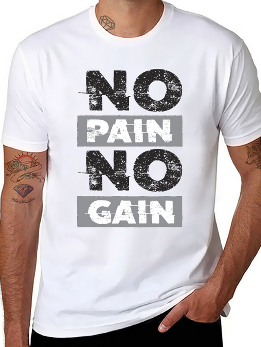 No Pain No Gain Black T-Shirt