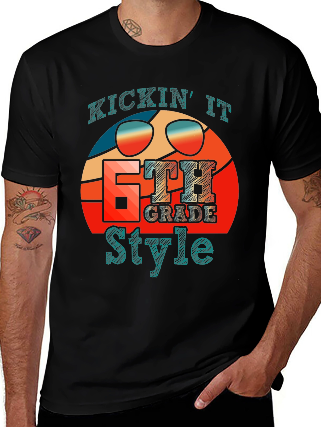 Kicking It 6th Grade Style T-Shirt