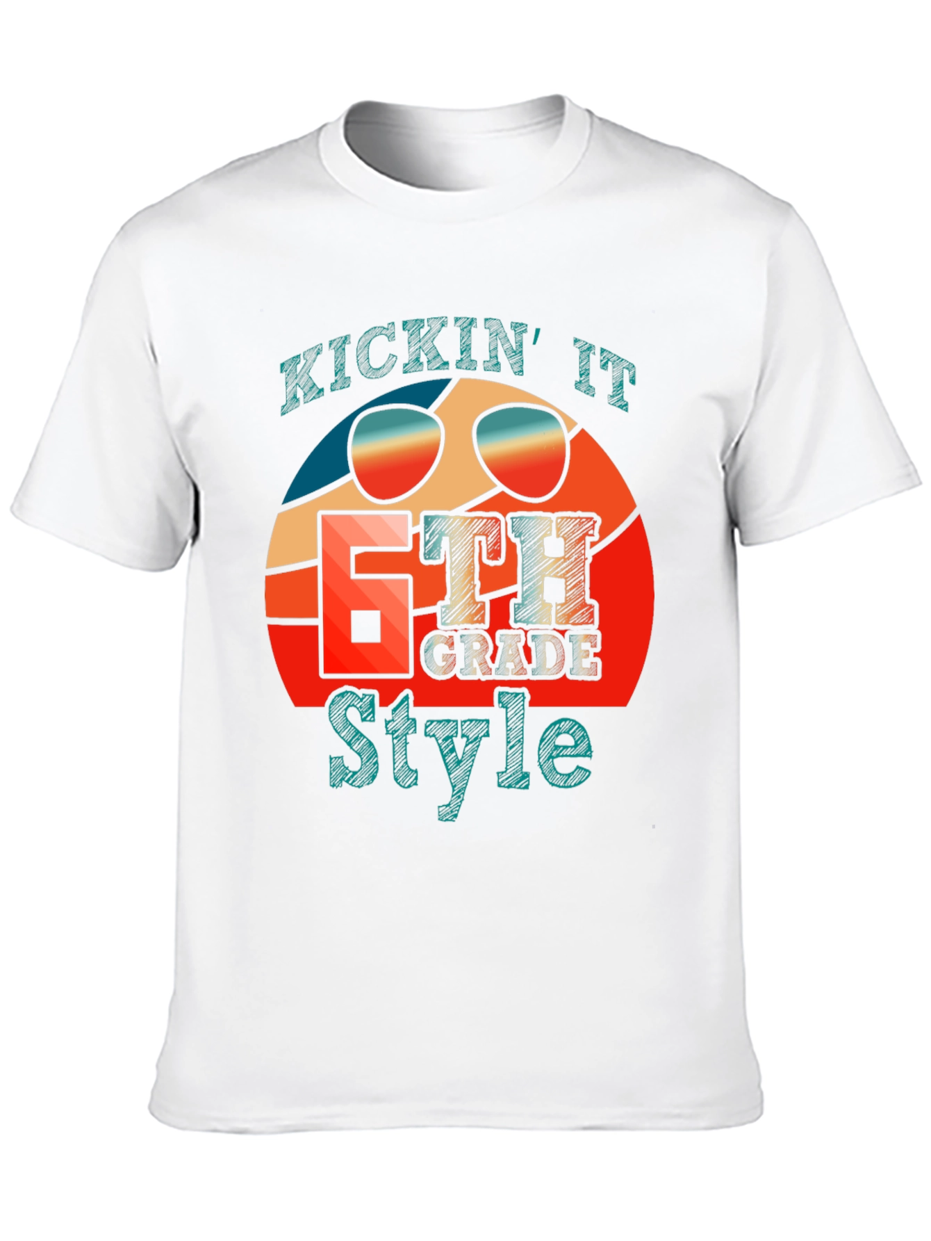 Kicking It 6th Grade Style T-Shirt