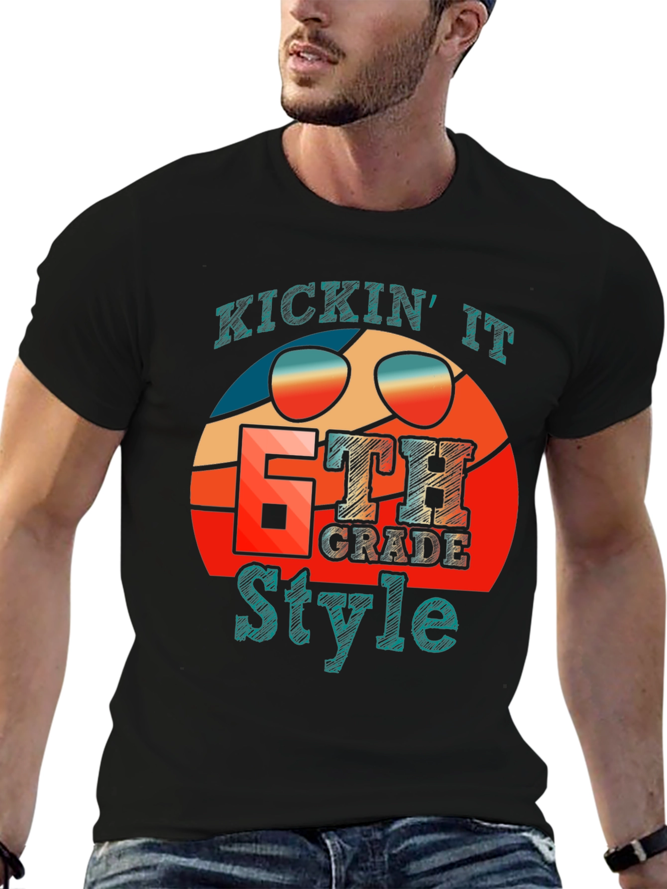 Kicking It 6th Grade Style T-Shirt