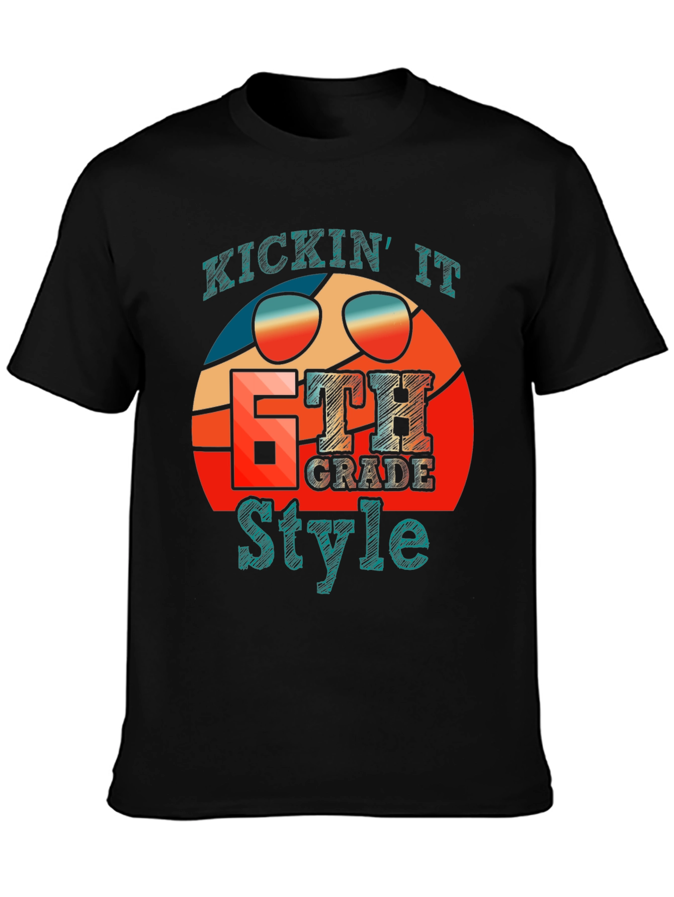 Kicking It 6th Grade Style T-Shirt