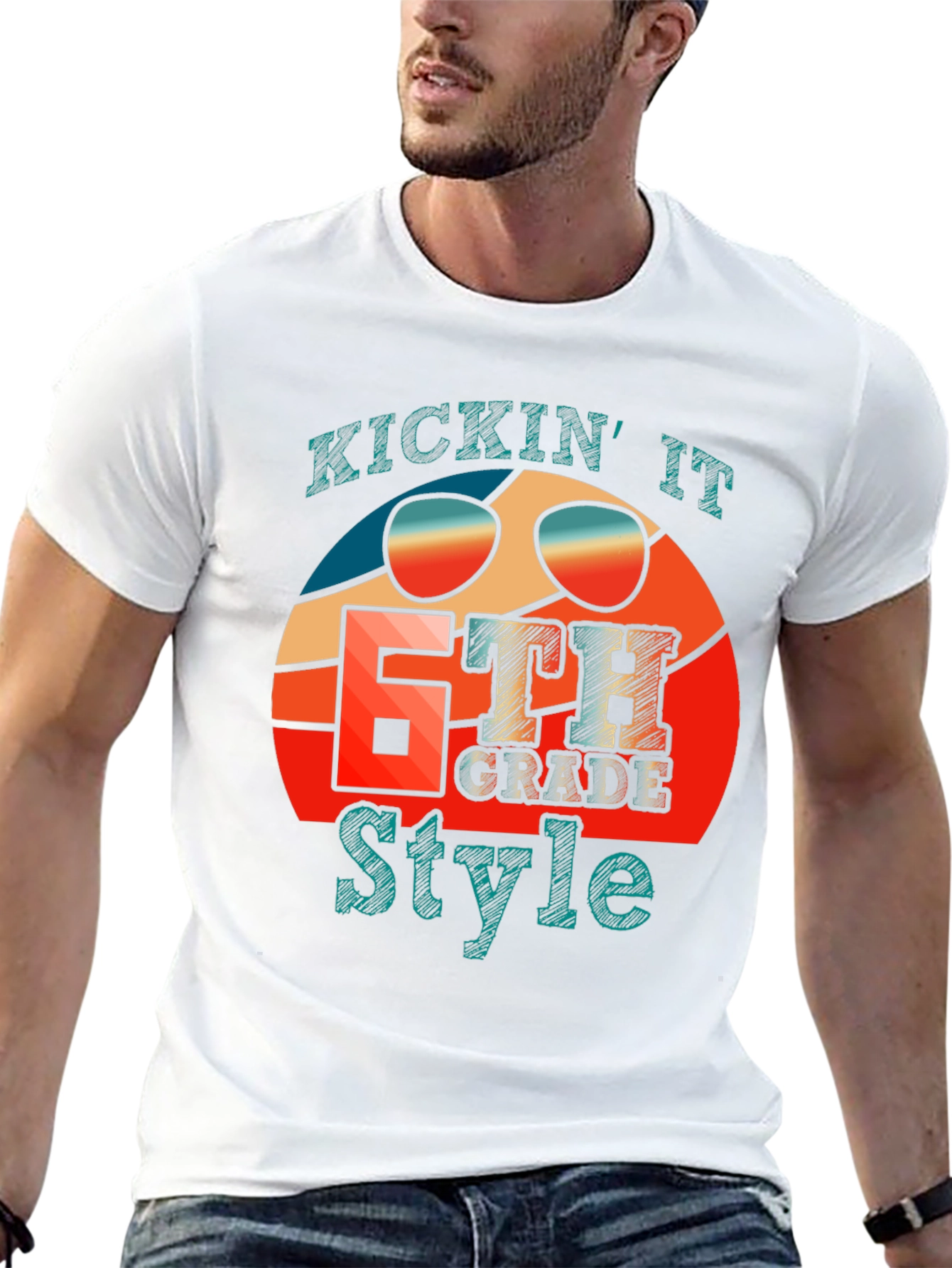 Kicking It 6th Grade Style T-Shirt