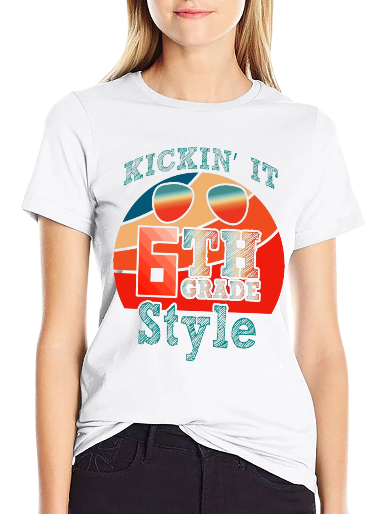 Kicking It 6th Grade Style T-Shirt