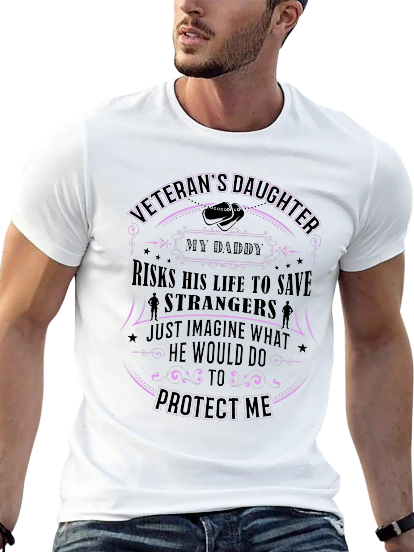 Veterans Daughter Graphic T-Shirt