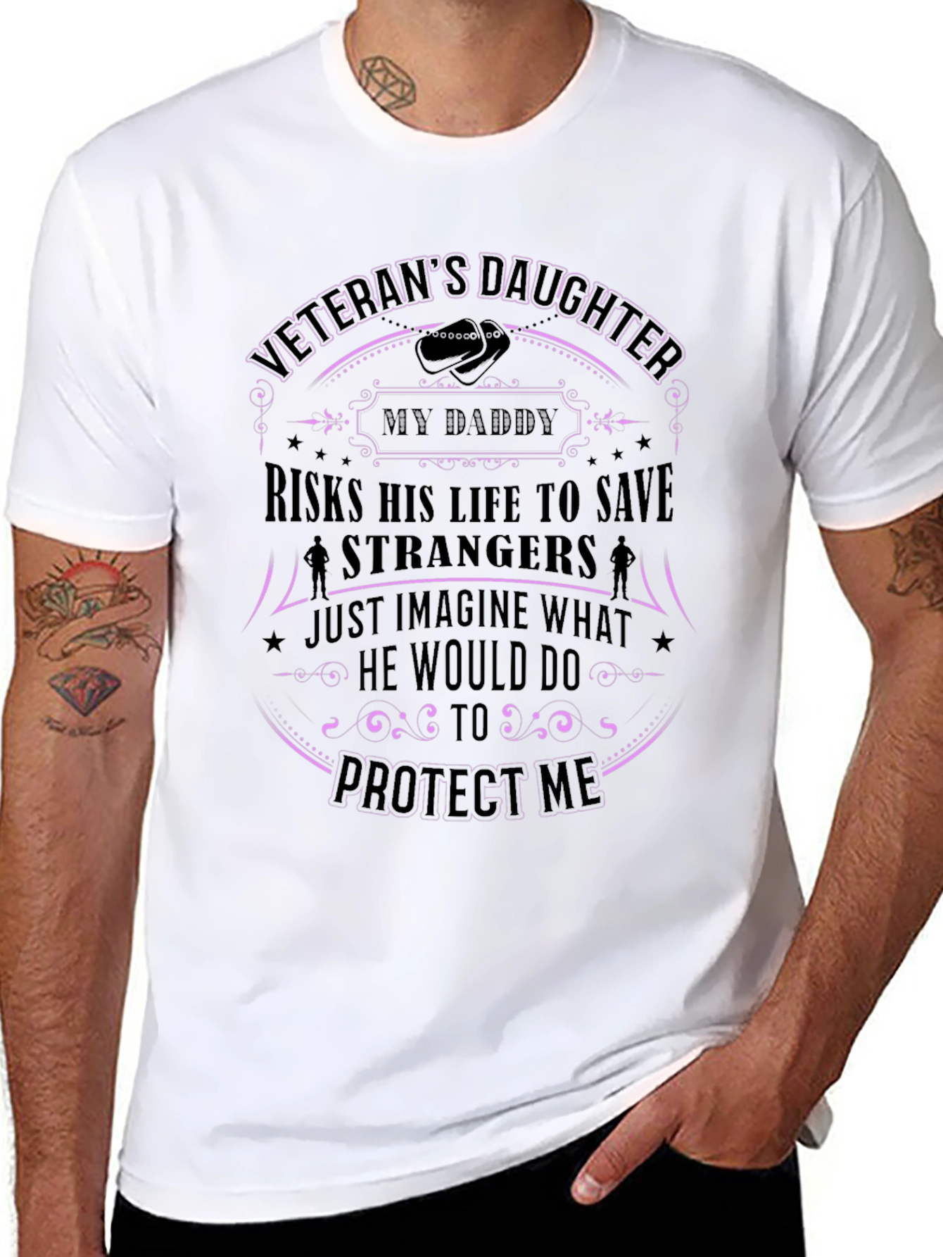 Veterans Daughter Graphic T-Shirt
