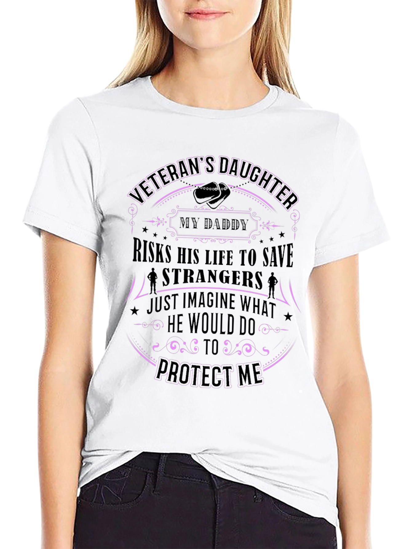 Veterans Daughter Graphic T-Shirt