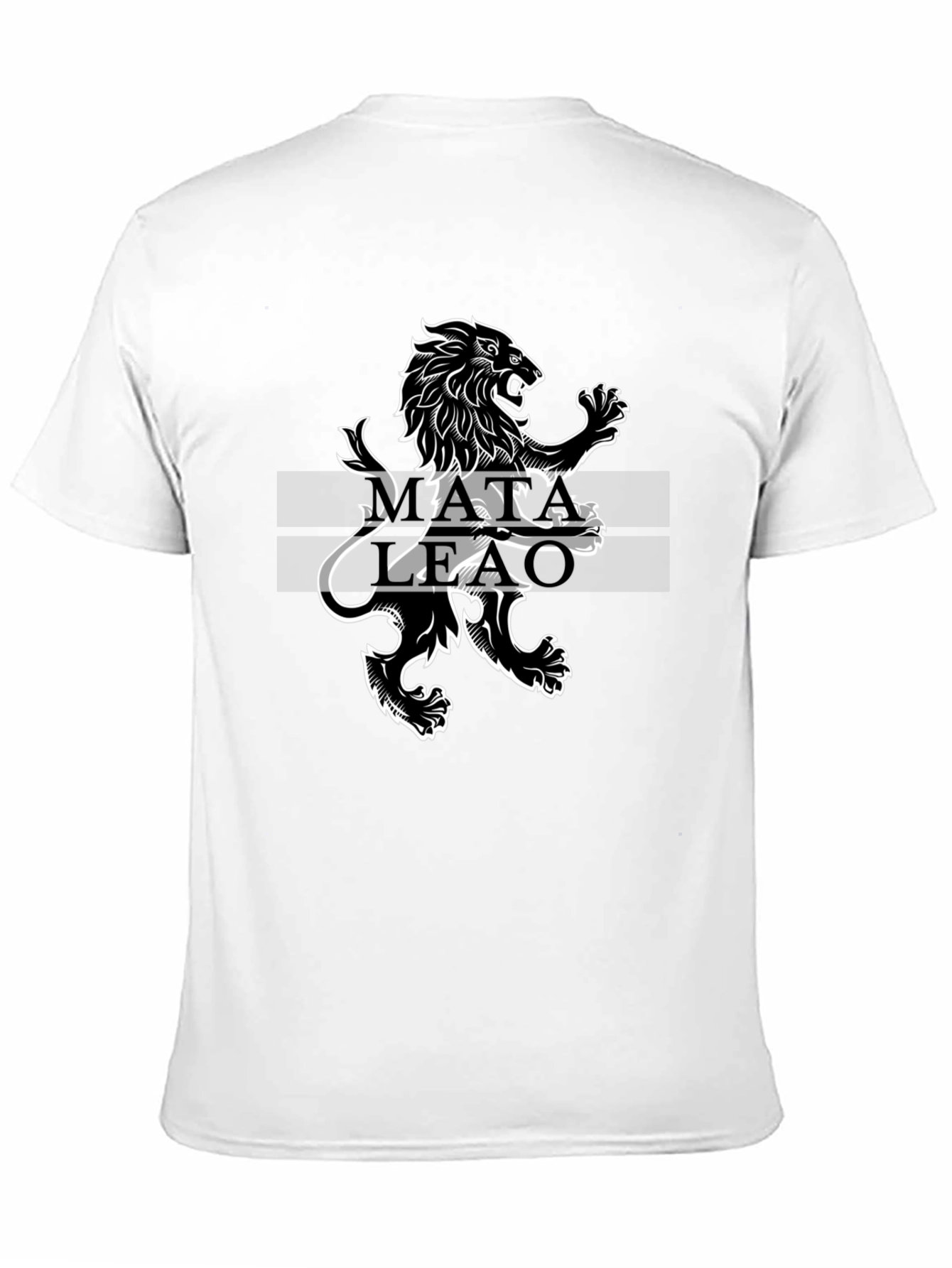 Mata Leao Lion Graphic T-Shirt - Black