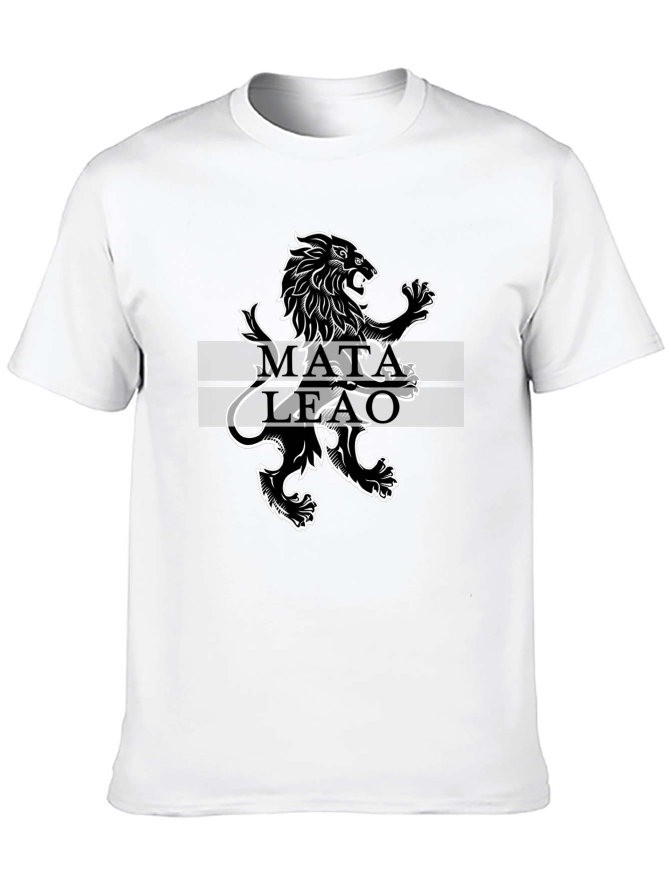 Mata Leao Lion Graphic T-Shirt - Black
