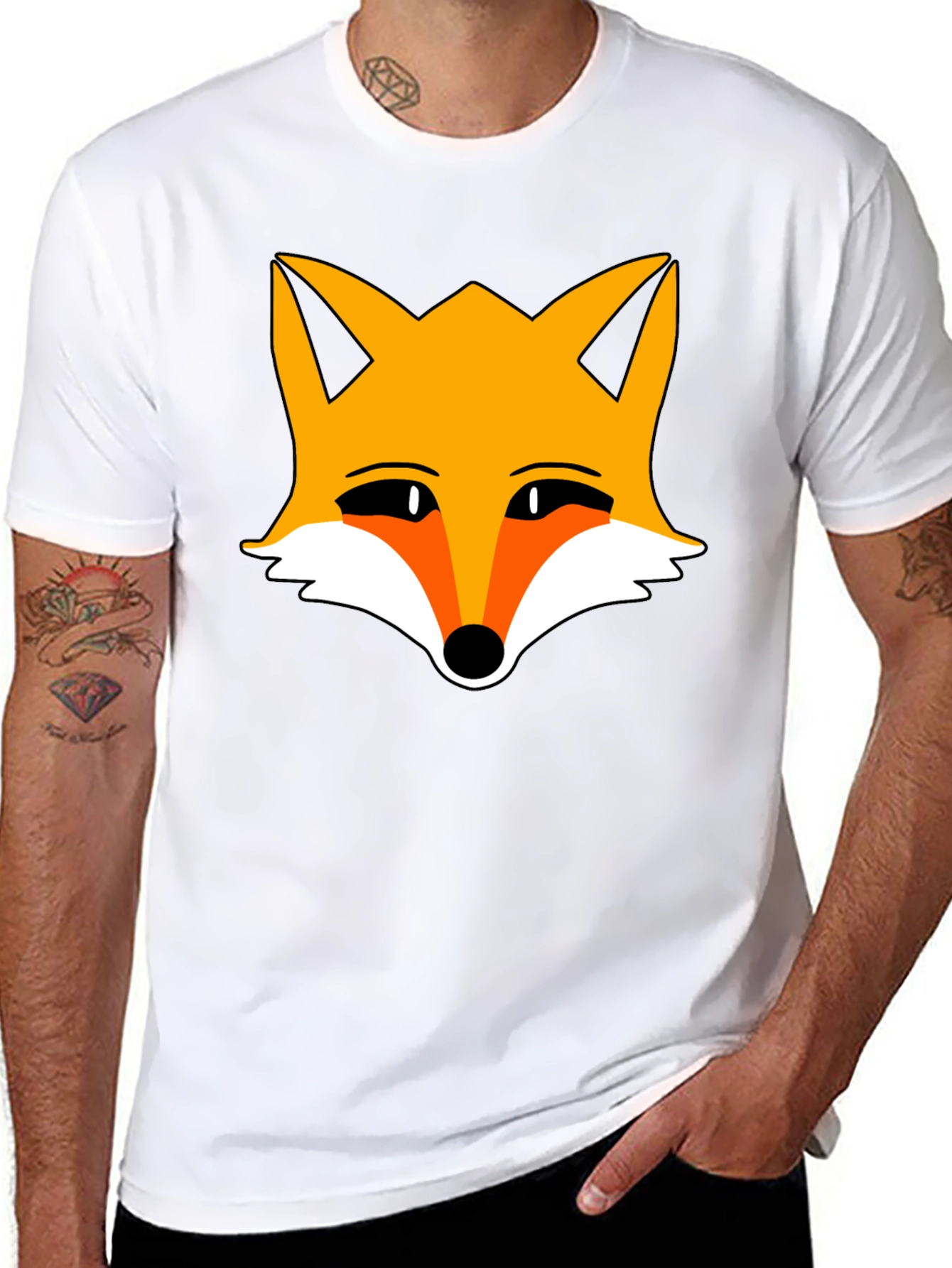 Fox Graphic Tee -  Black T-Shirt