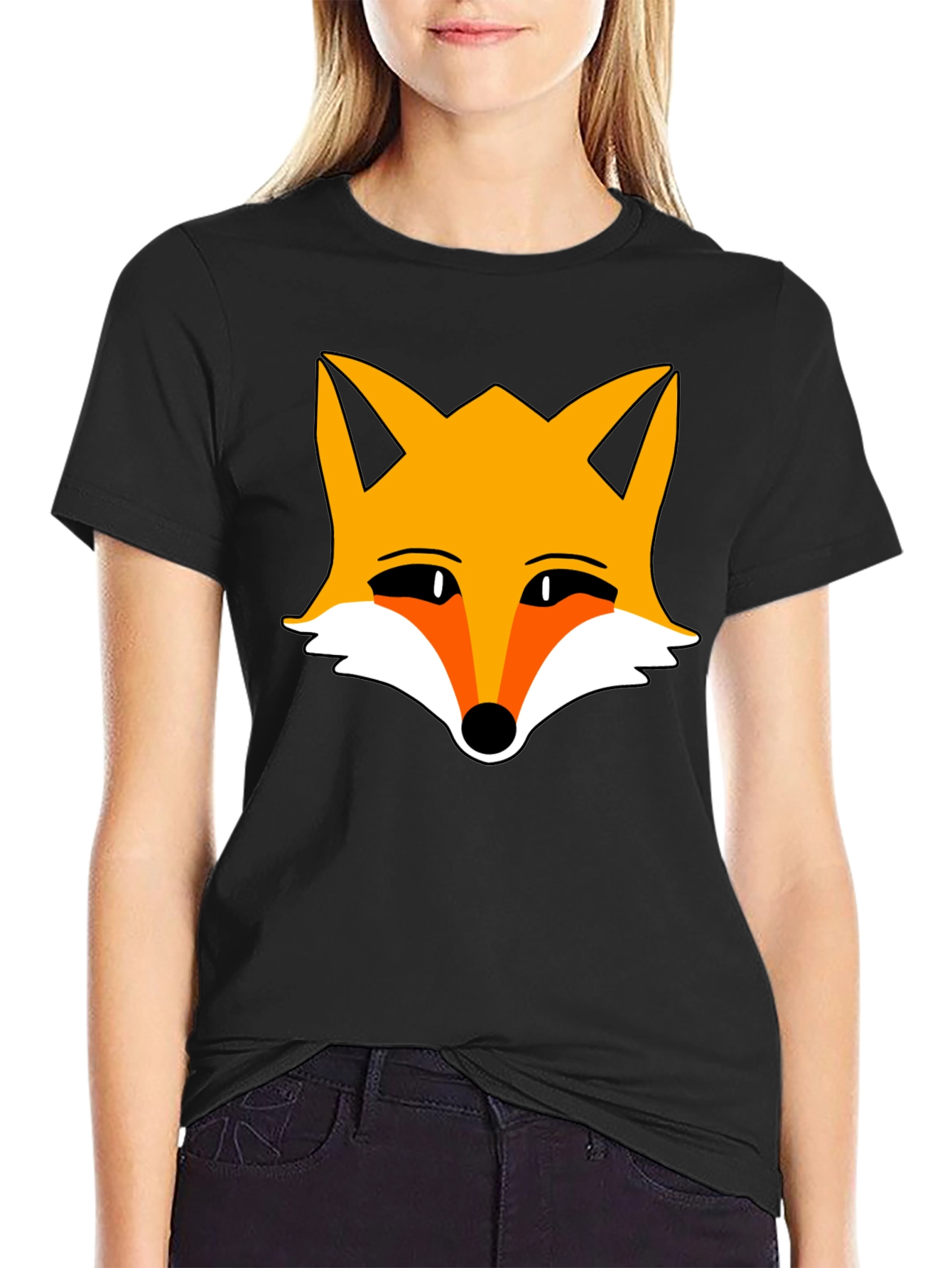 Fox Graphic Tee -  Black T-Shirt