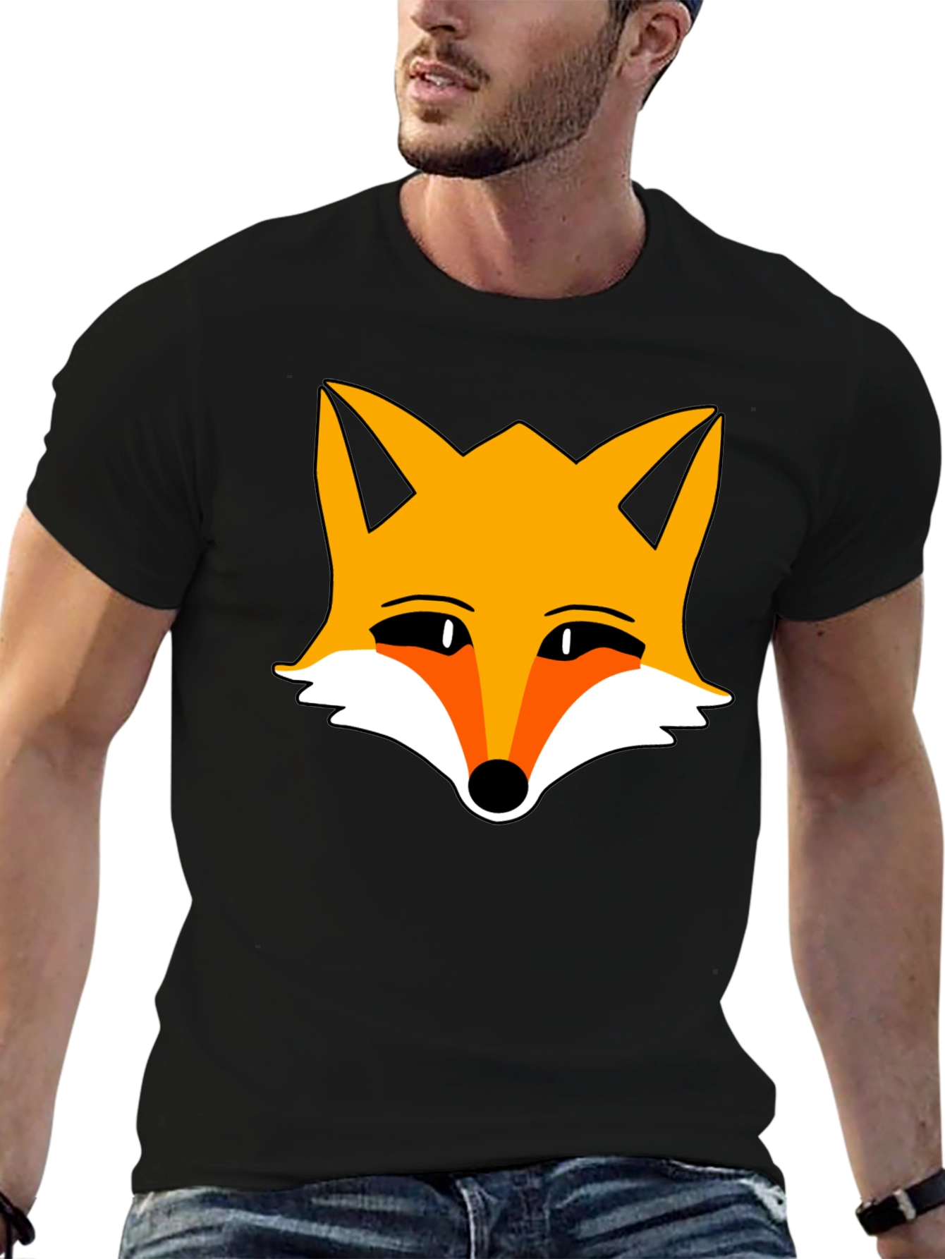 Fox Graphic Tee -  Black T-Shirt
