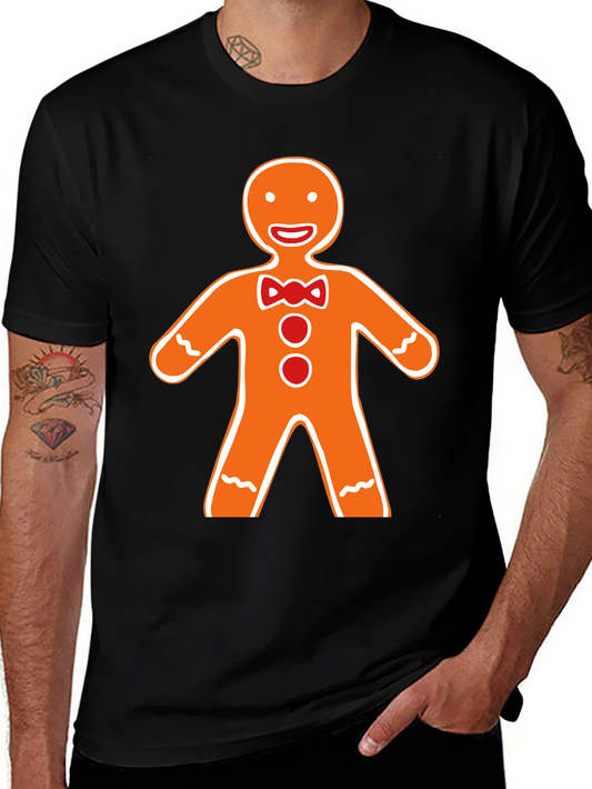 Gingerbread Man Graphic Tee - Holiday Apparel