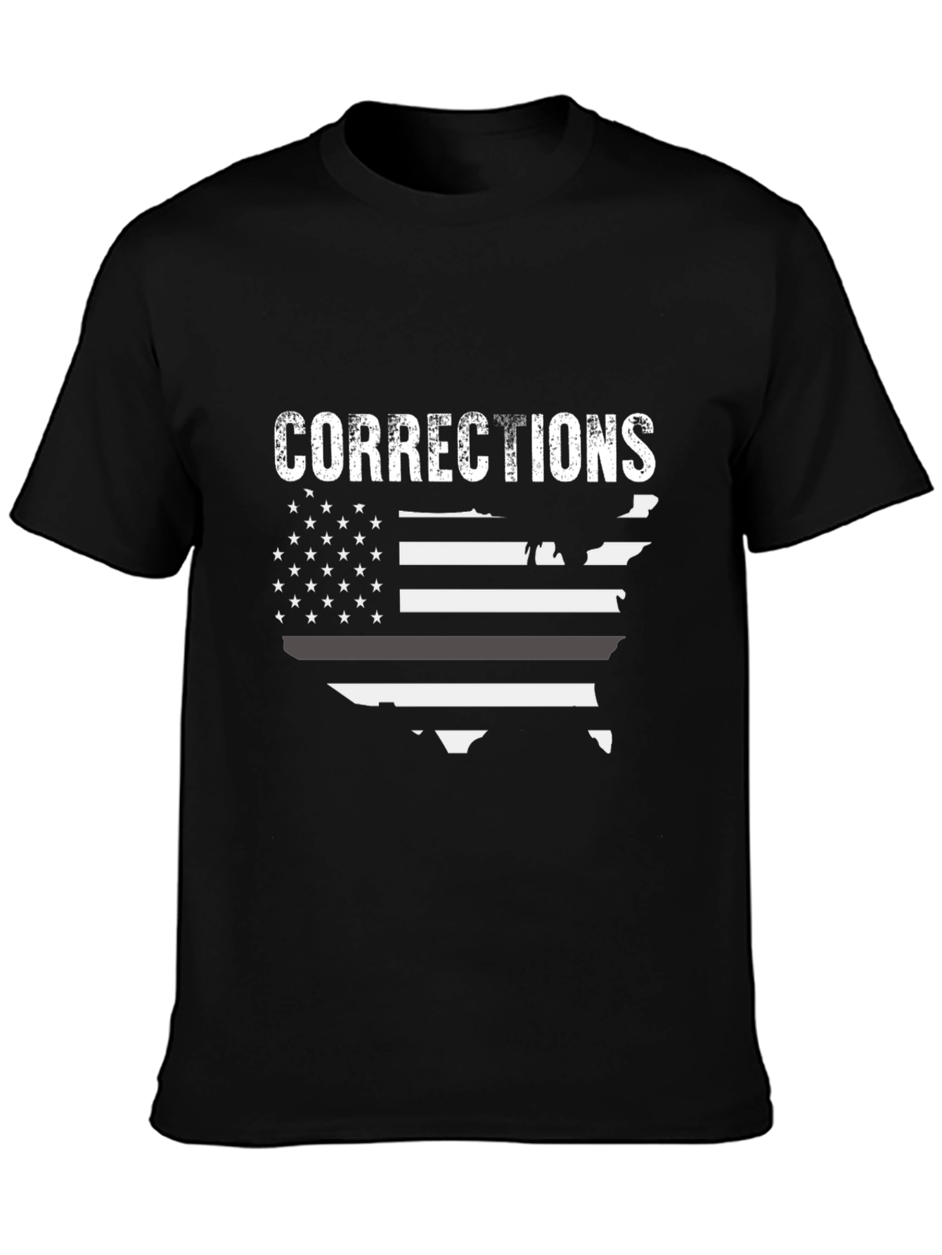 Corrections USA Flag T-Shirt