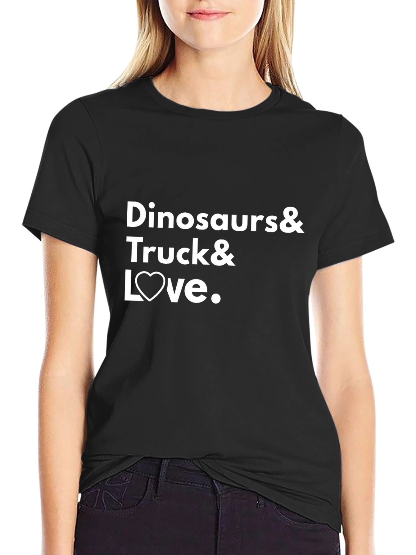 Dinosaurs & Trucks & Love Graphic T-Shirt