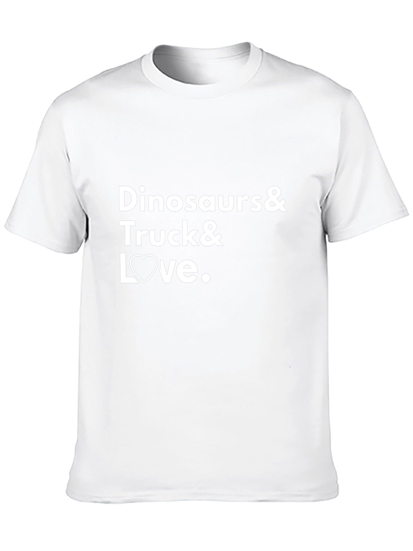 Dinosaurs & Trucks & Love Graphic T-Shirt