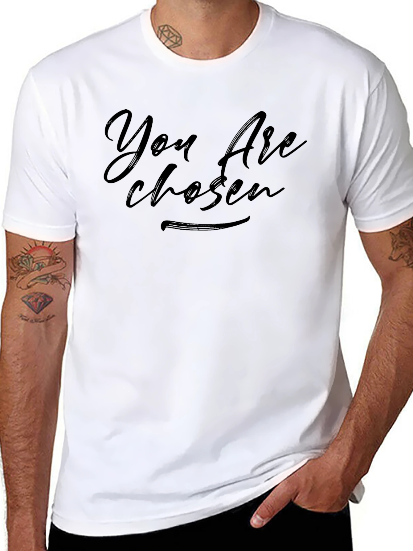 You Are Chosen Black T-Shirt