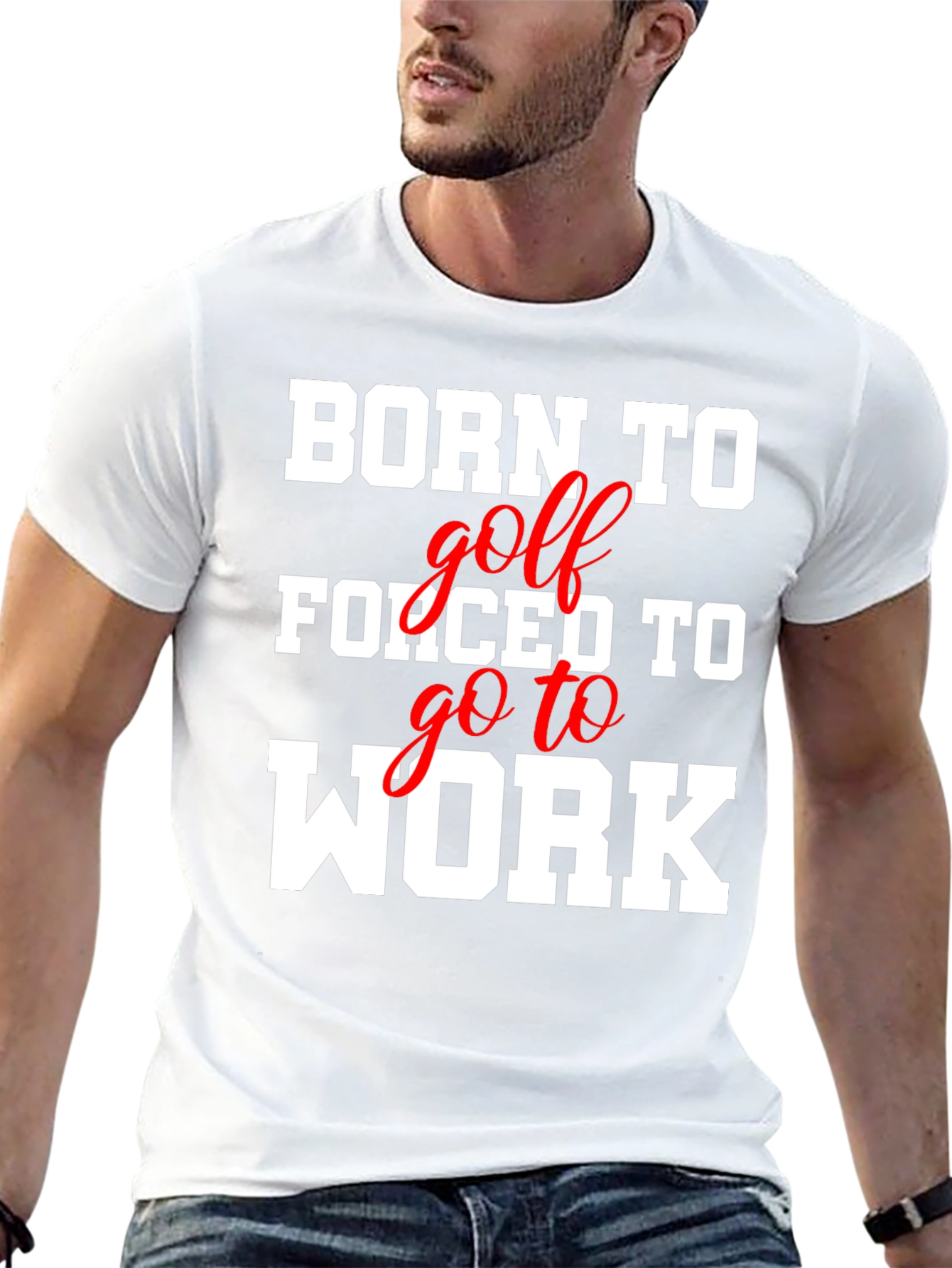 Born to Golf T-Shirt Funny Golfer Tee