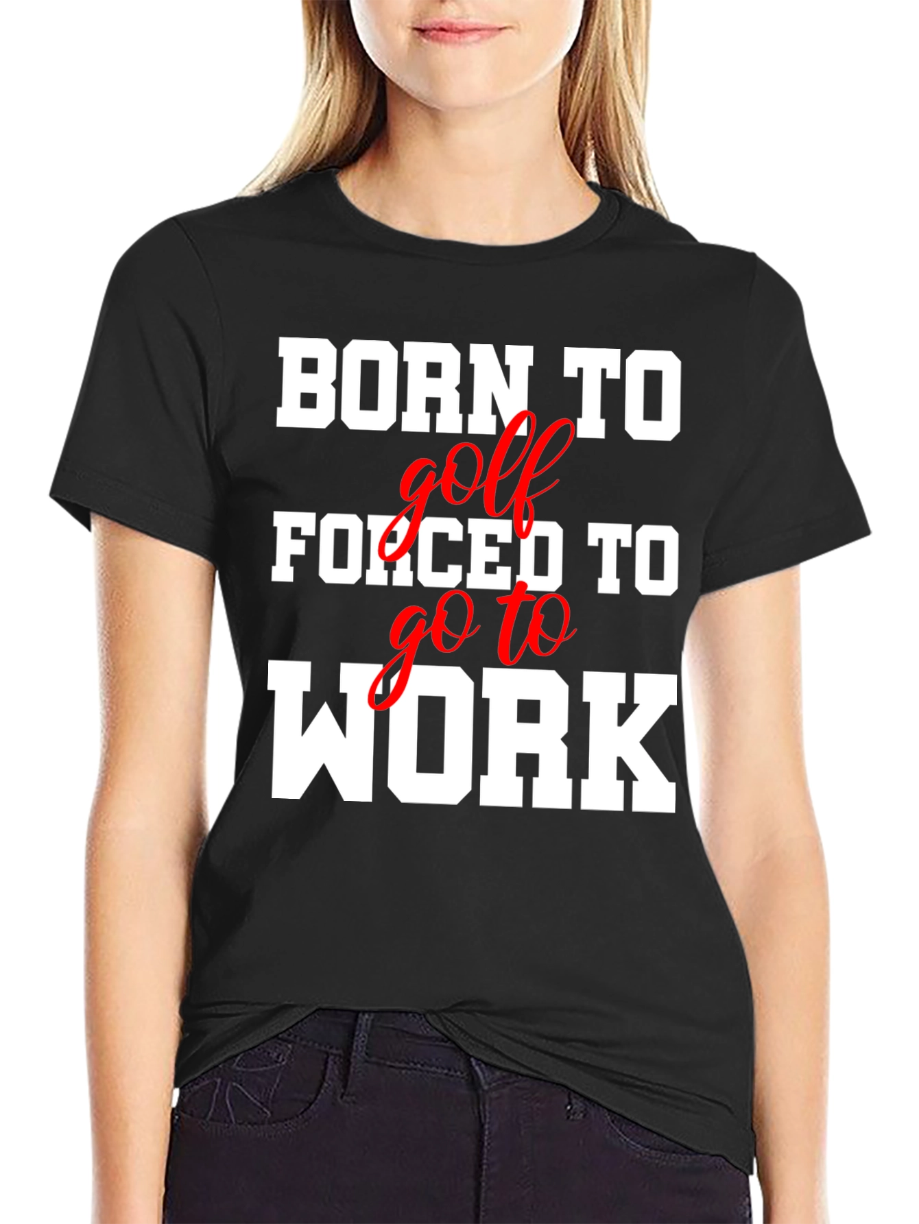 Born to Golf T-Shirt Funny Golfer Tee