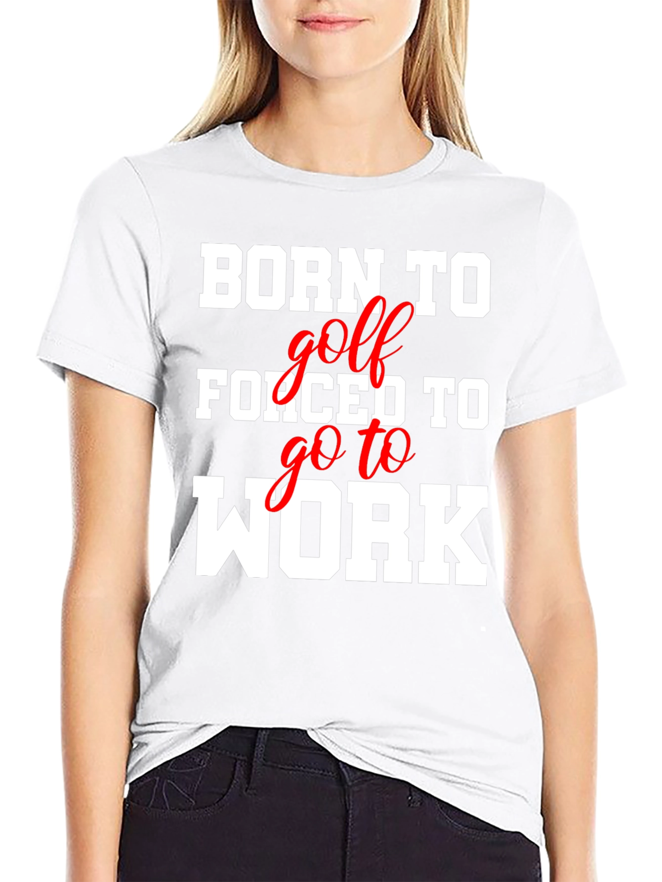 Born to Golf T-Shirt Funny Golfer Tee