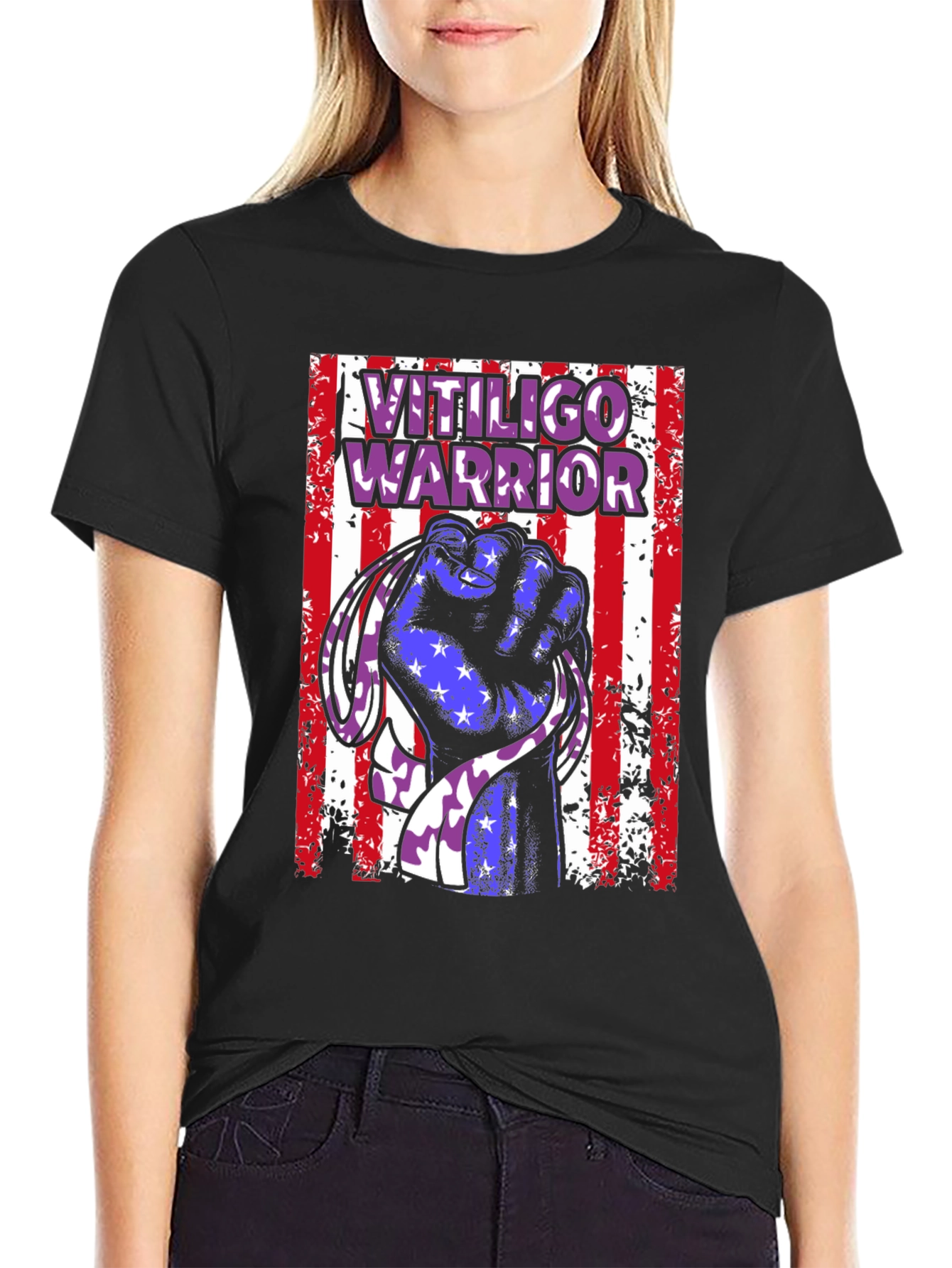 Vitiligo Warrior T-Shirt - Show Your Support!