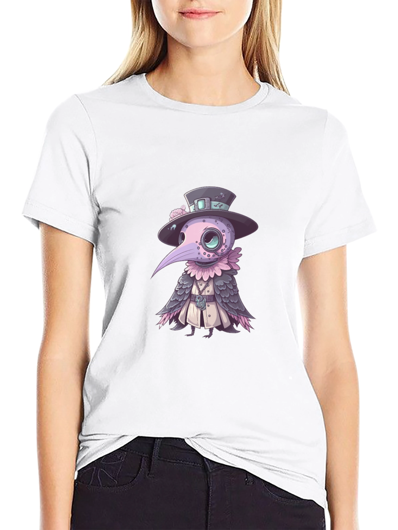 Plague Doctor Pigeon T-Shirt