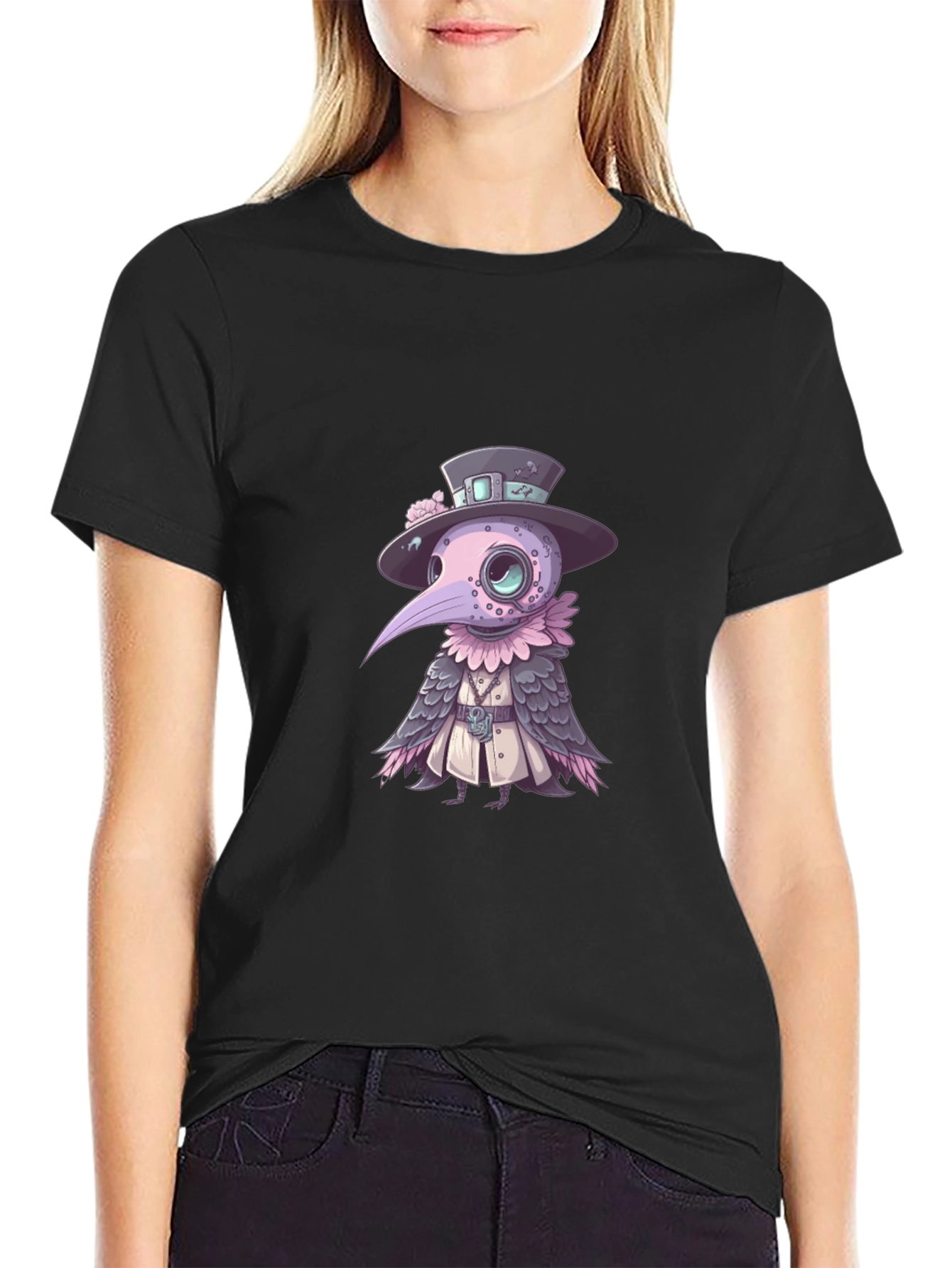 Plague Doctor Pigeon T-Shirt