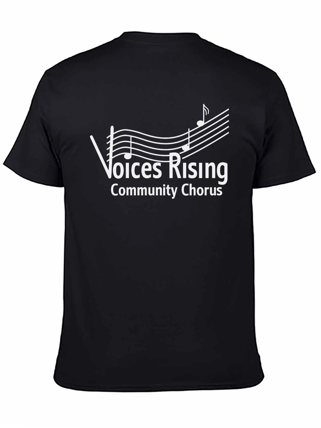 Voices Rising Community Chorus Black T-Shirt