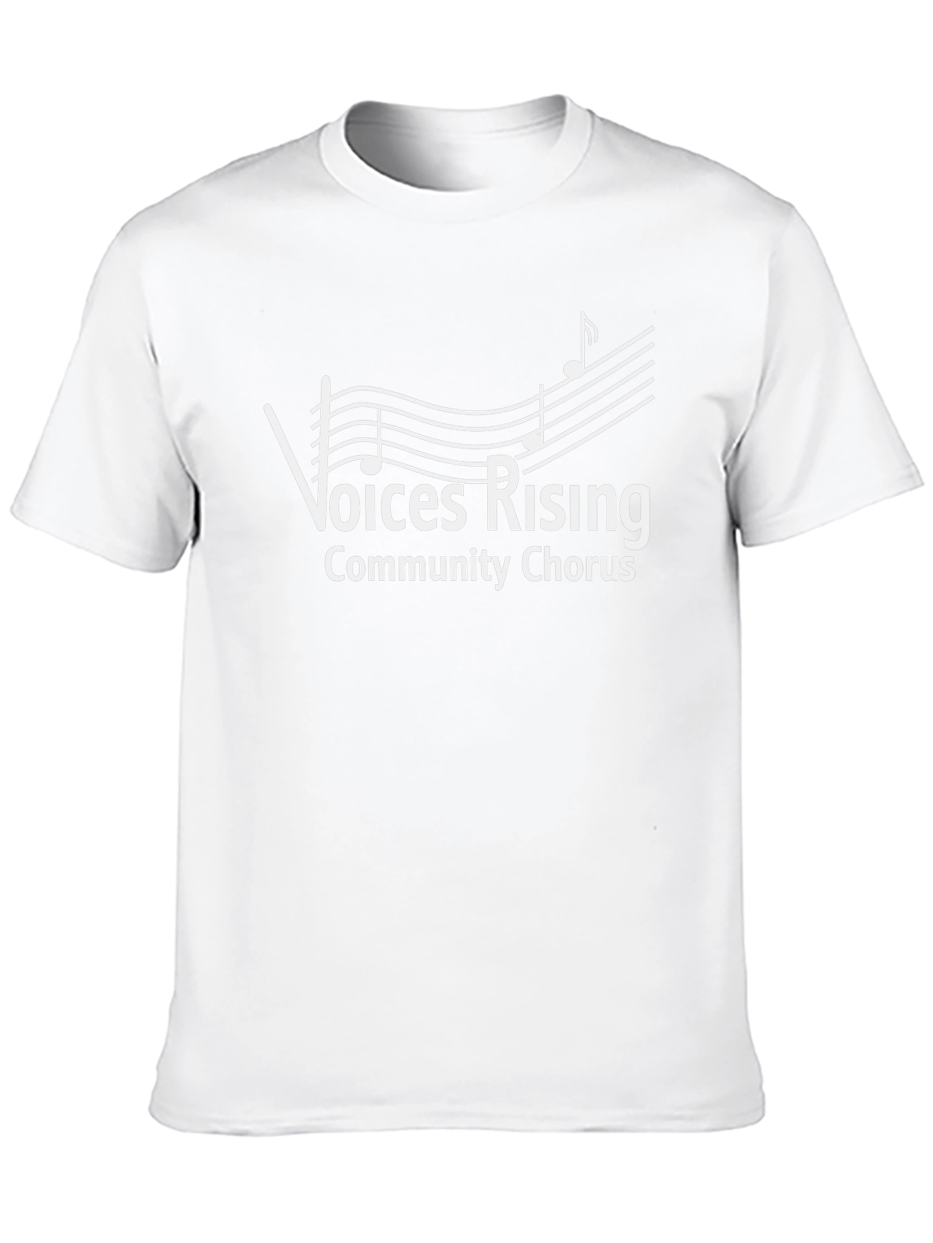 Voices Rising Community Chorus Black T-Shirt
