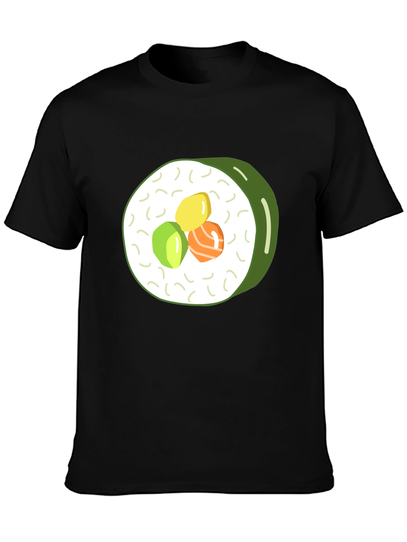 Sushi Roll Graphic Tee - Casual Comfort