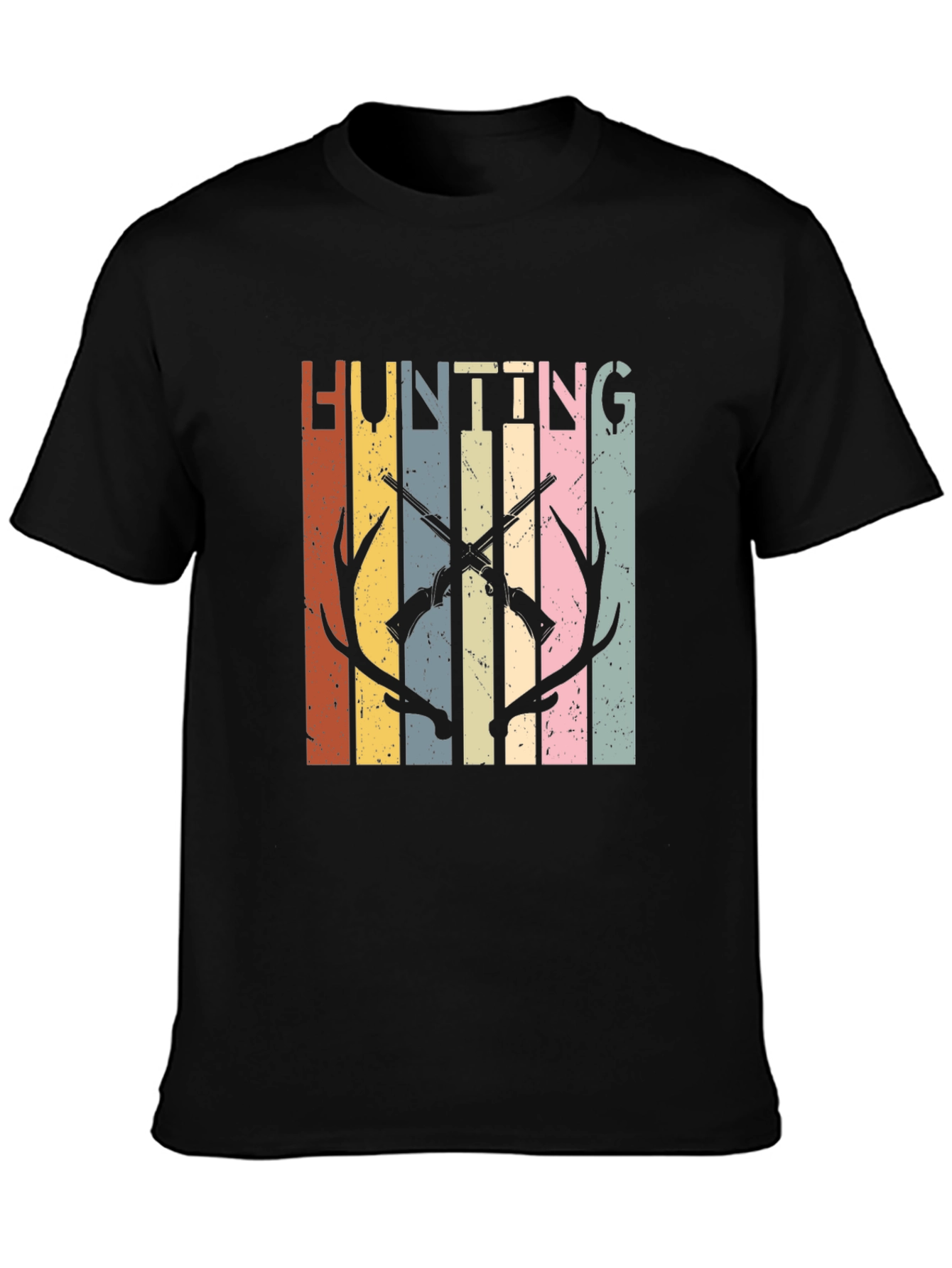 Hunting Graphic Tee - Retro Style