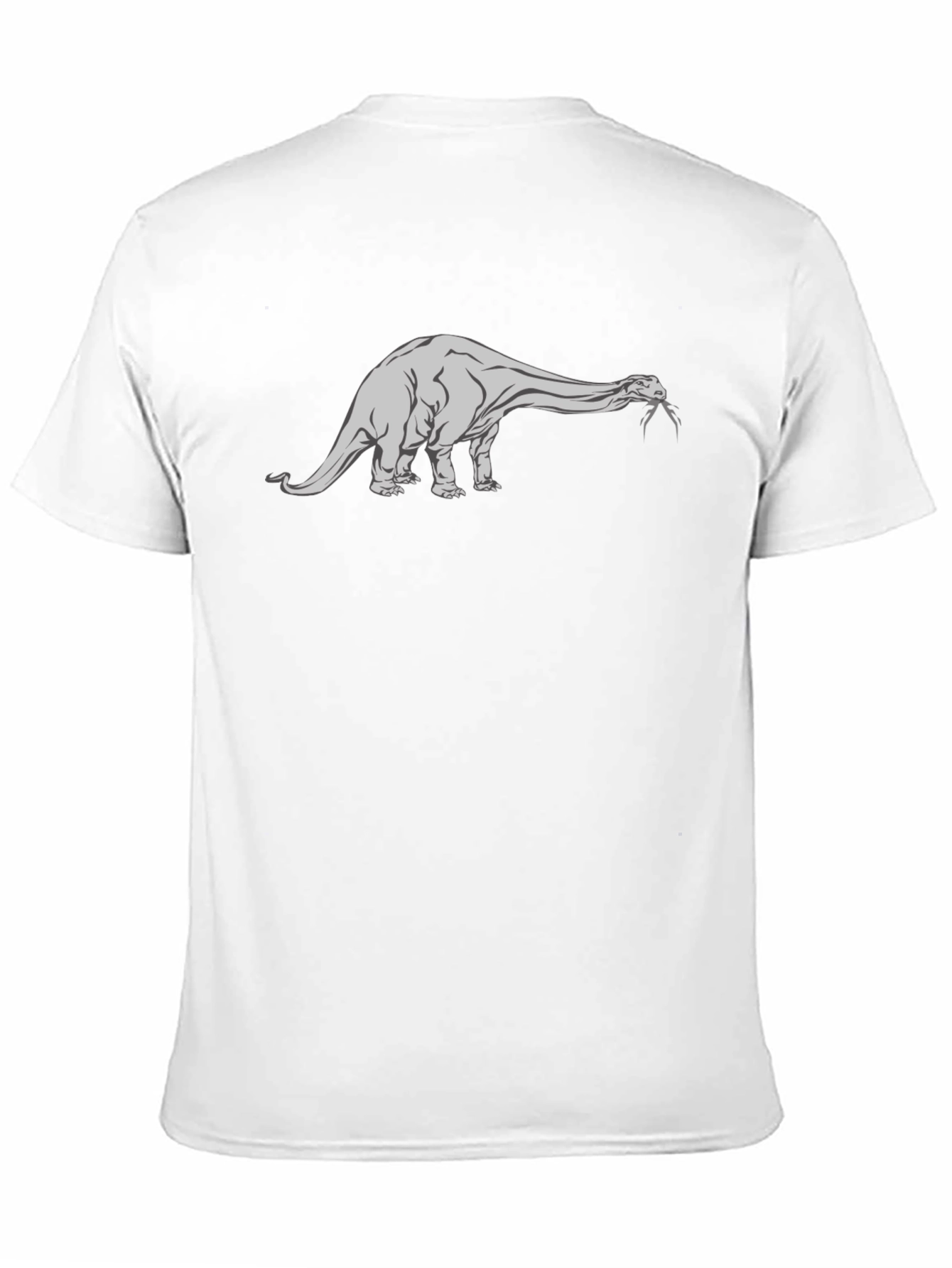 Dinosaur Graphic Tee - Black Cotton T-Shirt