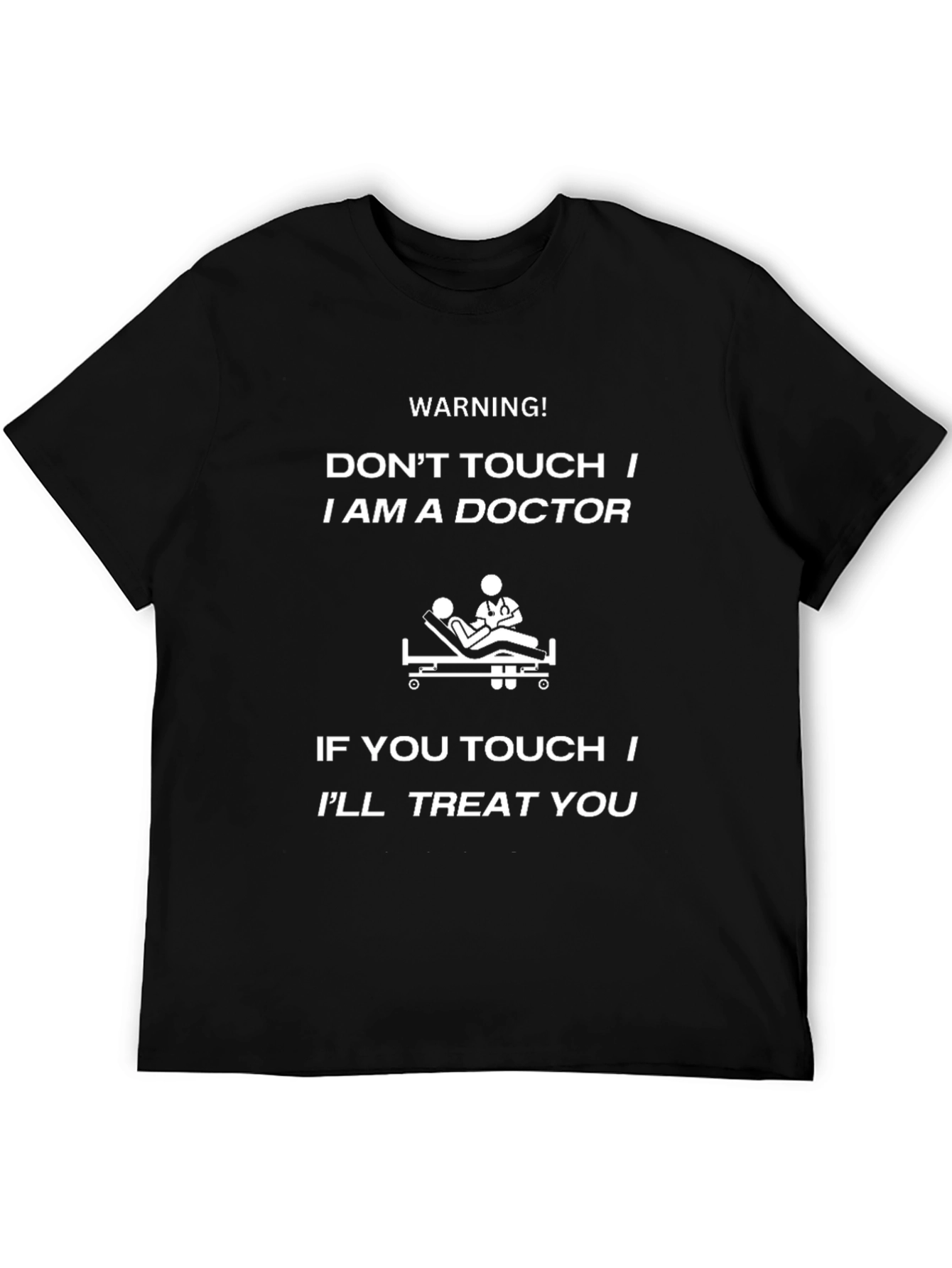 Warning Doctor Graphic Novelty T-Shirt