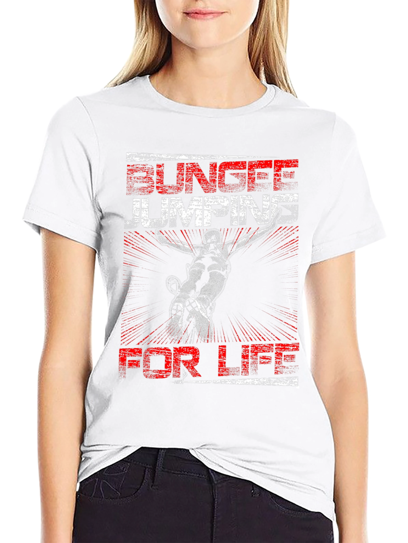 Bungee Jumping for Life Graphic Tee