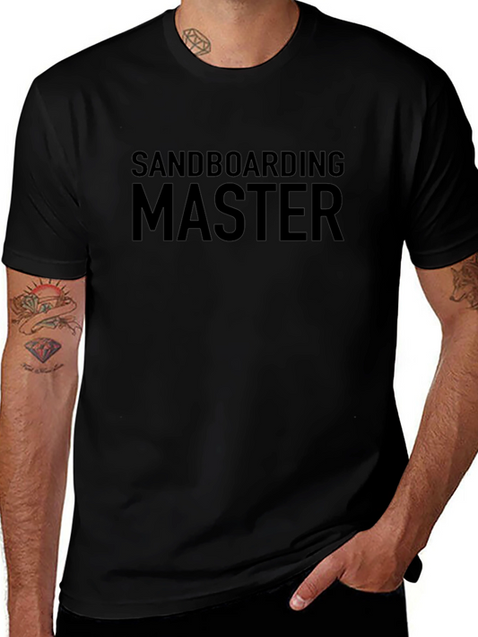 Sandboarding Master Black T-Shirt