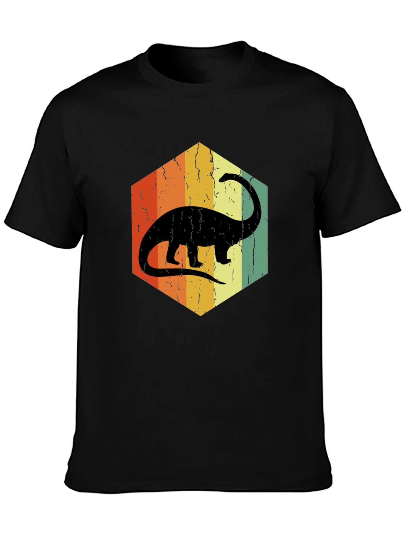 Retro Dinosaur Graphic T-Shirt