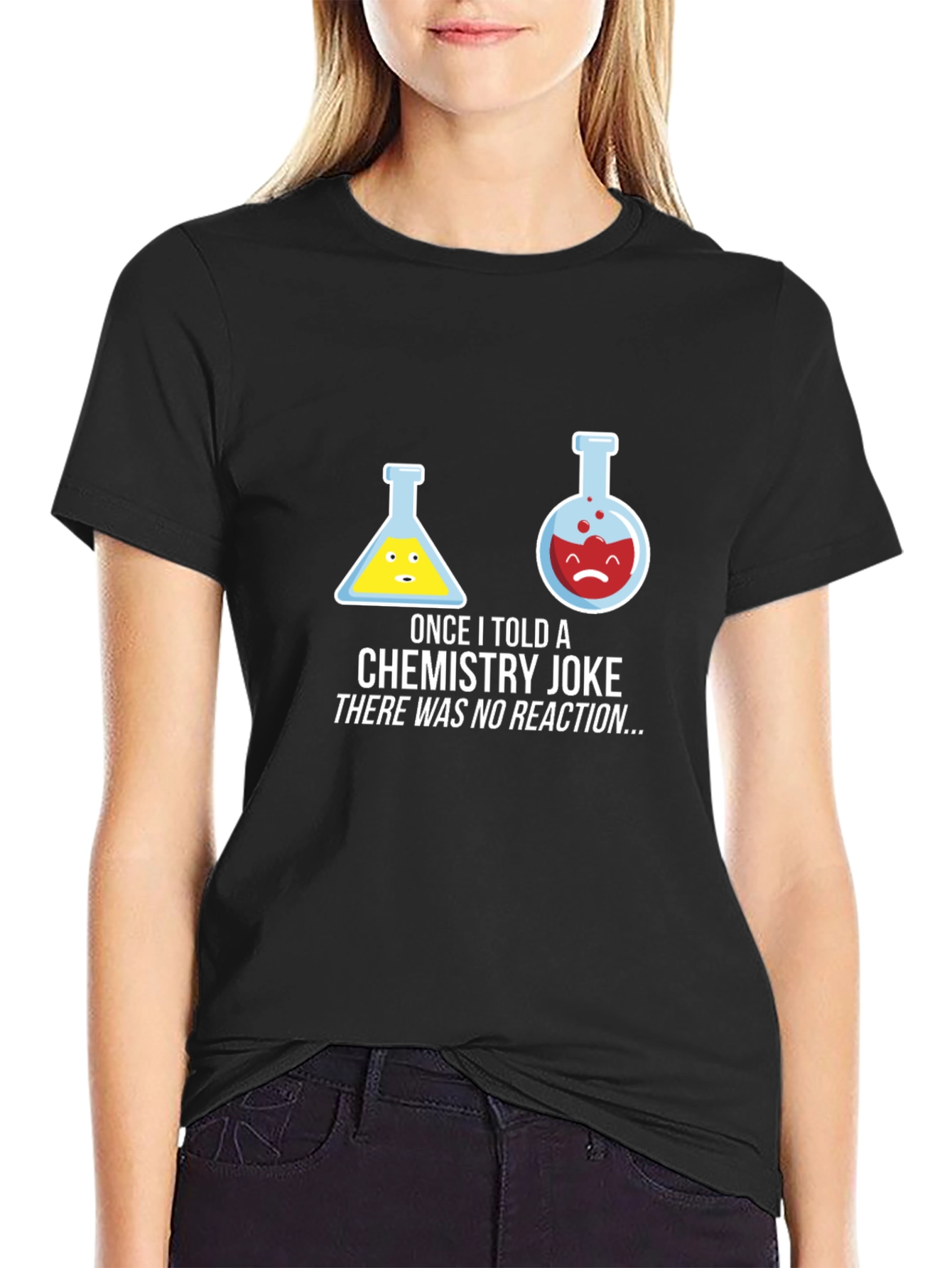 Chemistry Joke T-Shirt - No Reaction