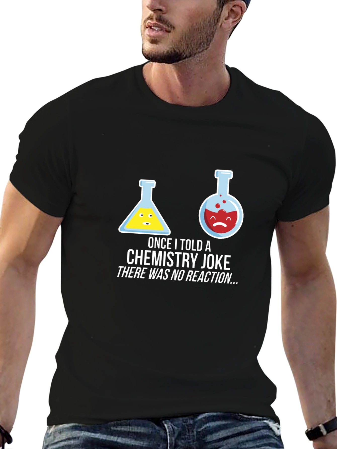 Chemistry Joke T-Shirt - No Reaction