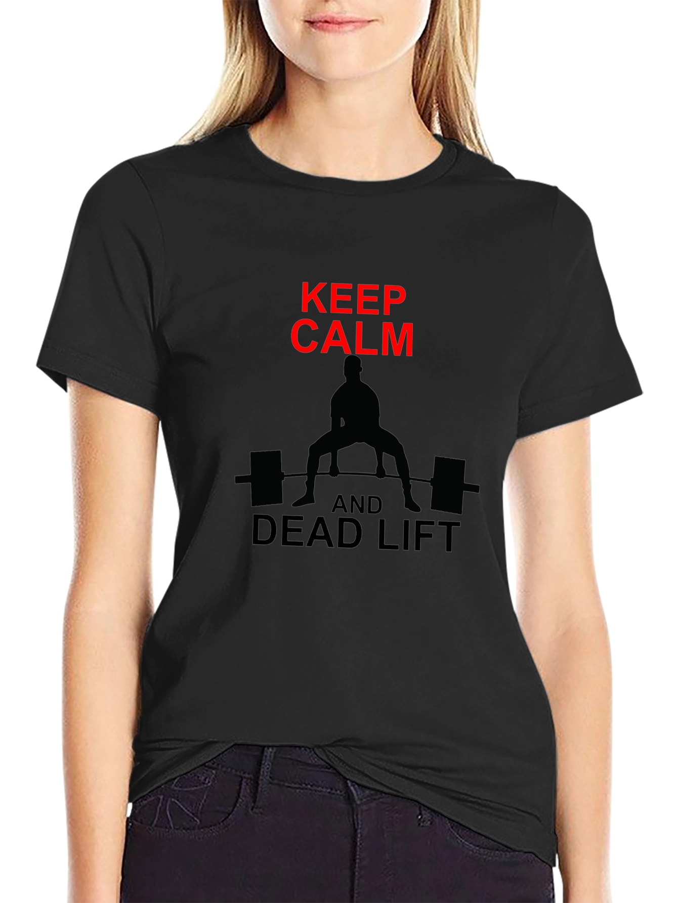 Keep Calm Deadlift T-Shirt Gym Workout