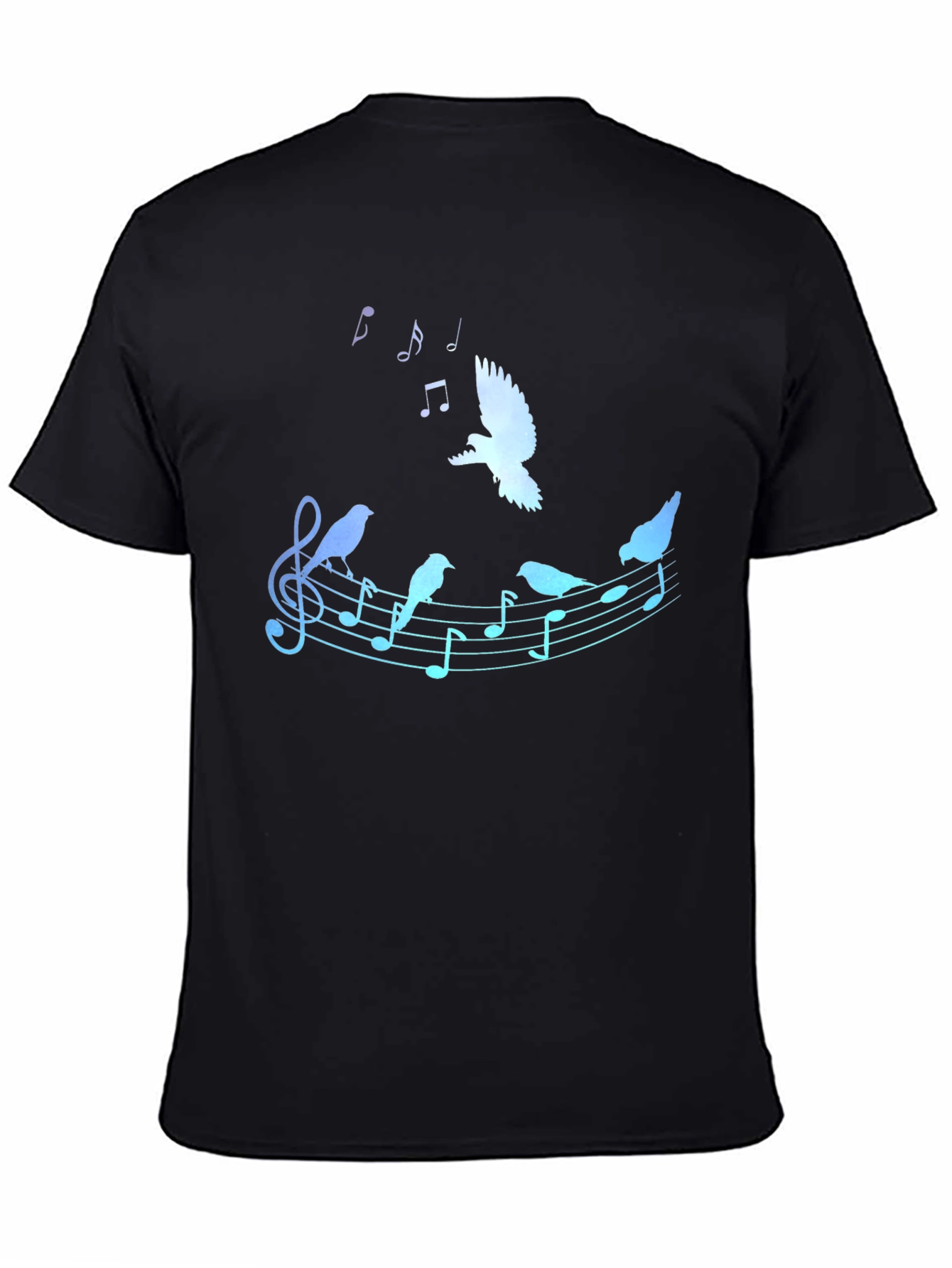 Musical Bird T-Shirt - Black