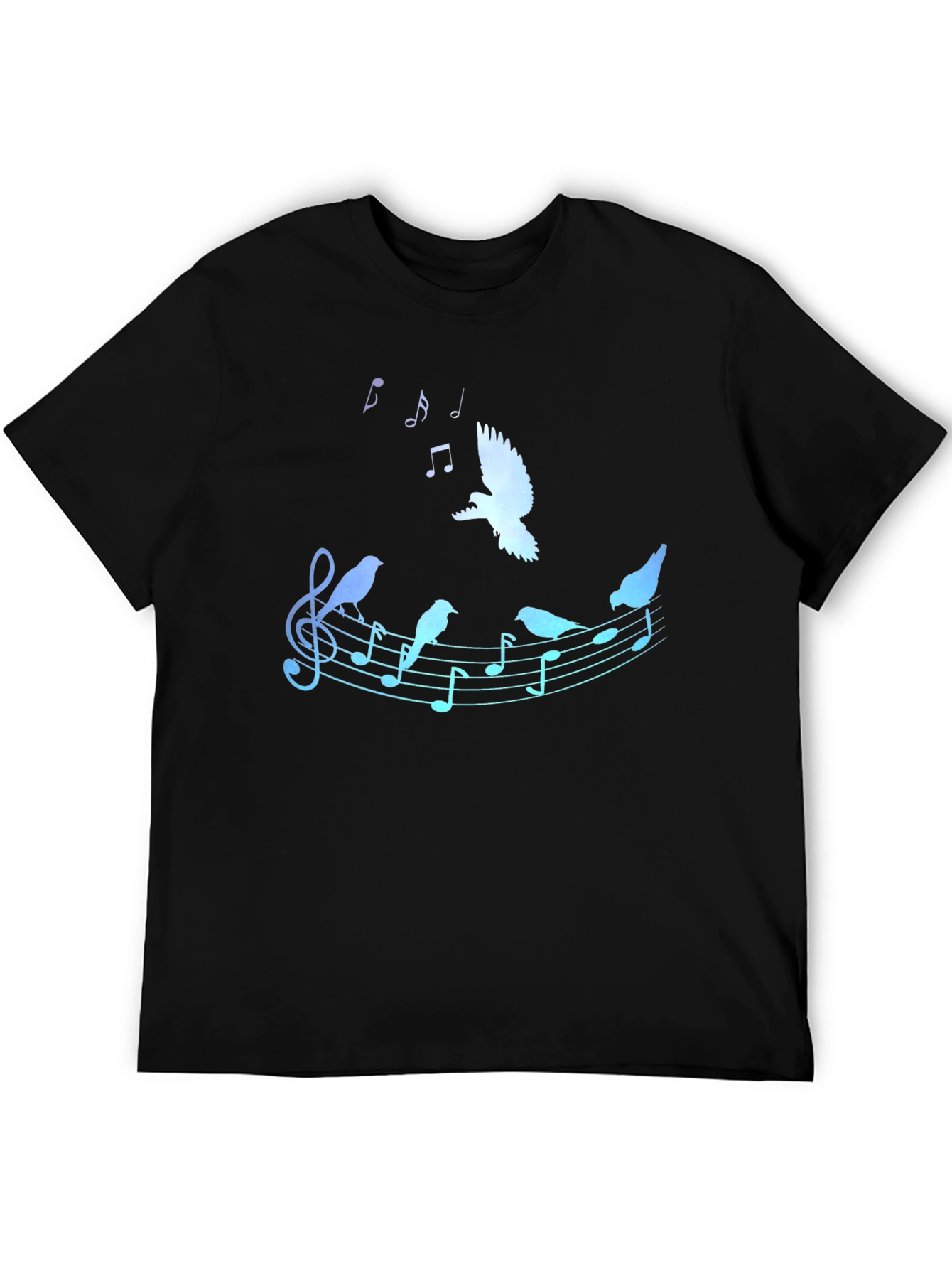 Musical Bird T-Shirt - Black