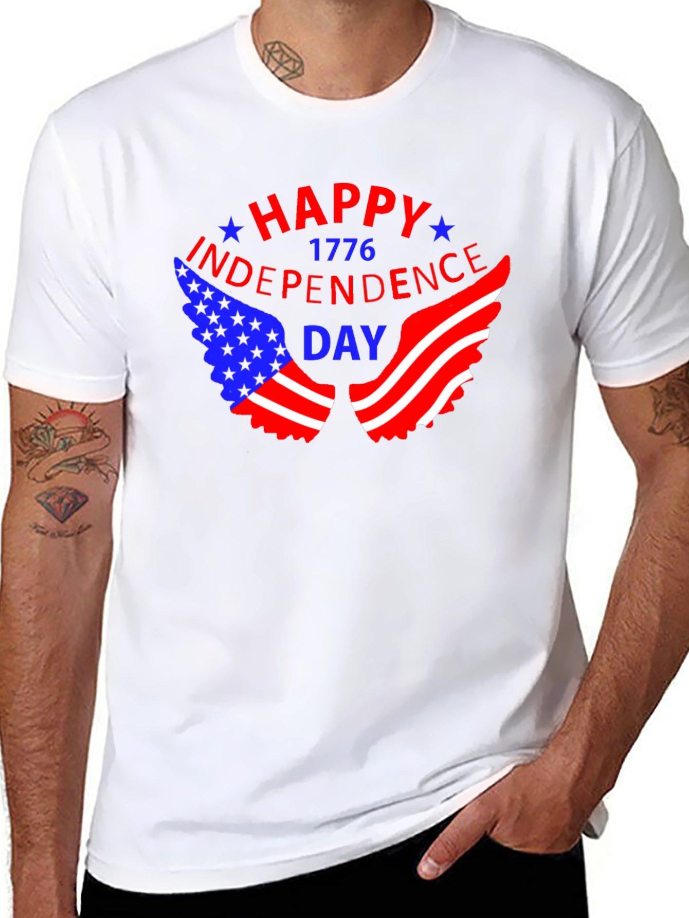 Patriotic Happy Independence Day T-Shirt