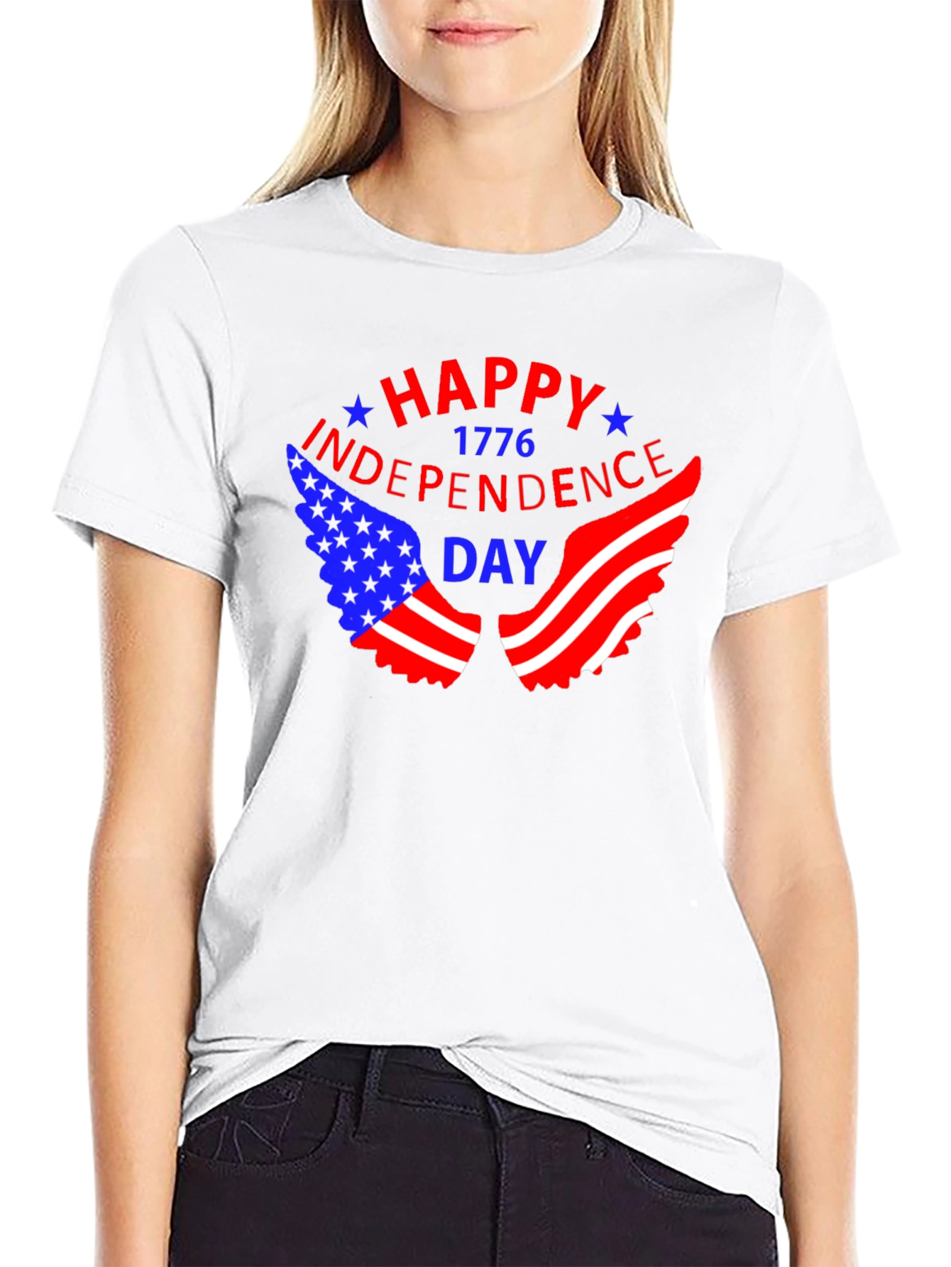 Patriotic Happy Independence Day T-Shirt