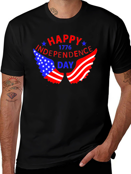 Patriotic Happy Independence Day T-Shirt